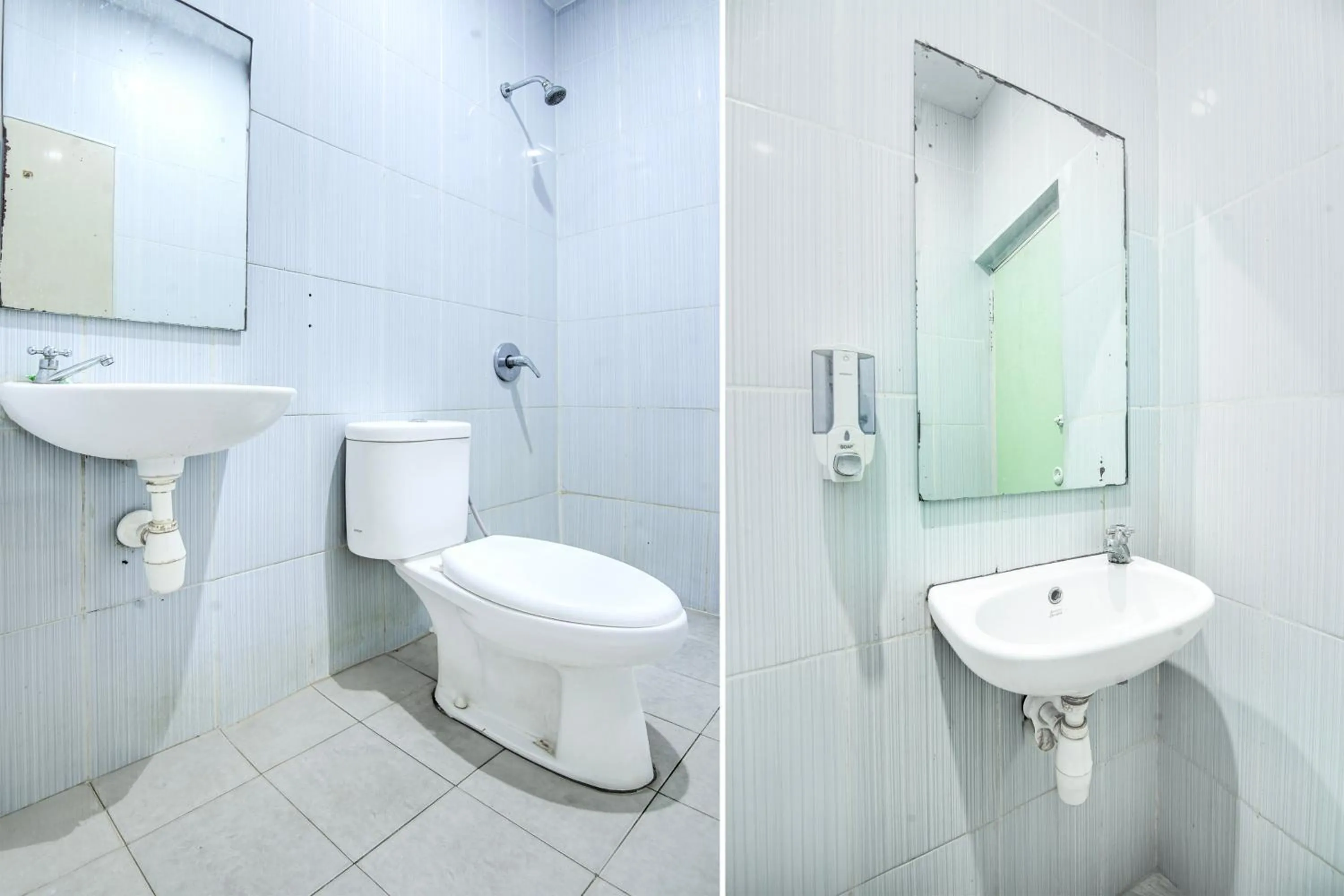 Bathroom in Hotel O Makassar near Mall Panakukang formerly Hotel Lucky Inn Makassar