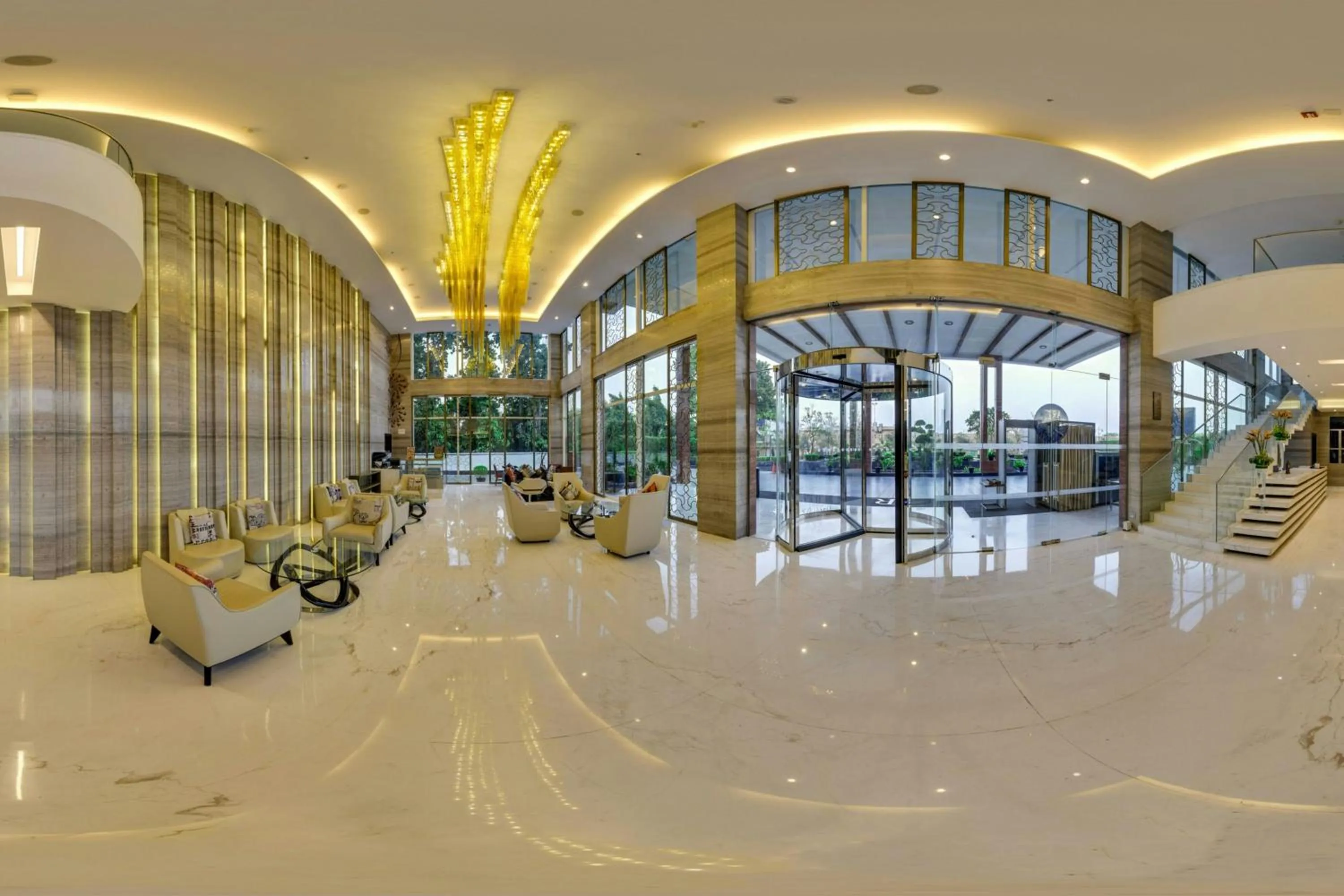 Lobby or reception in Renaissance Lucknow Hotel, Gomti Nagar