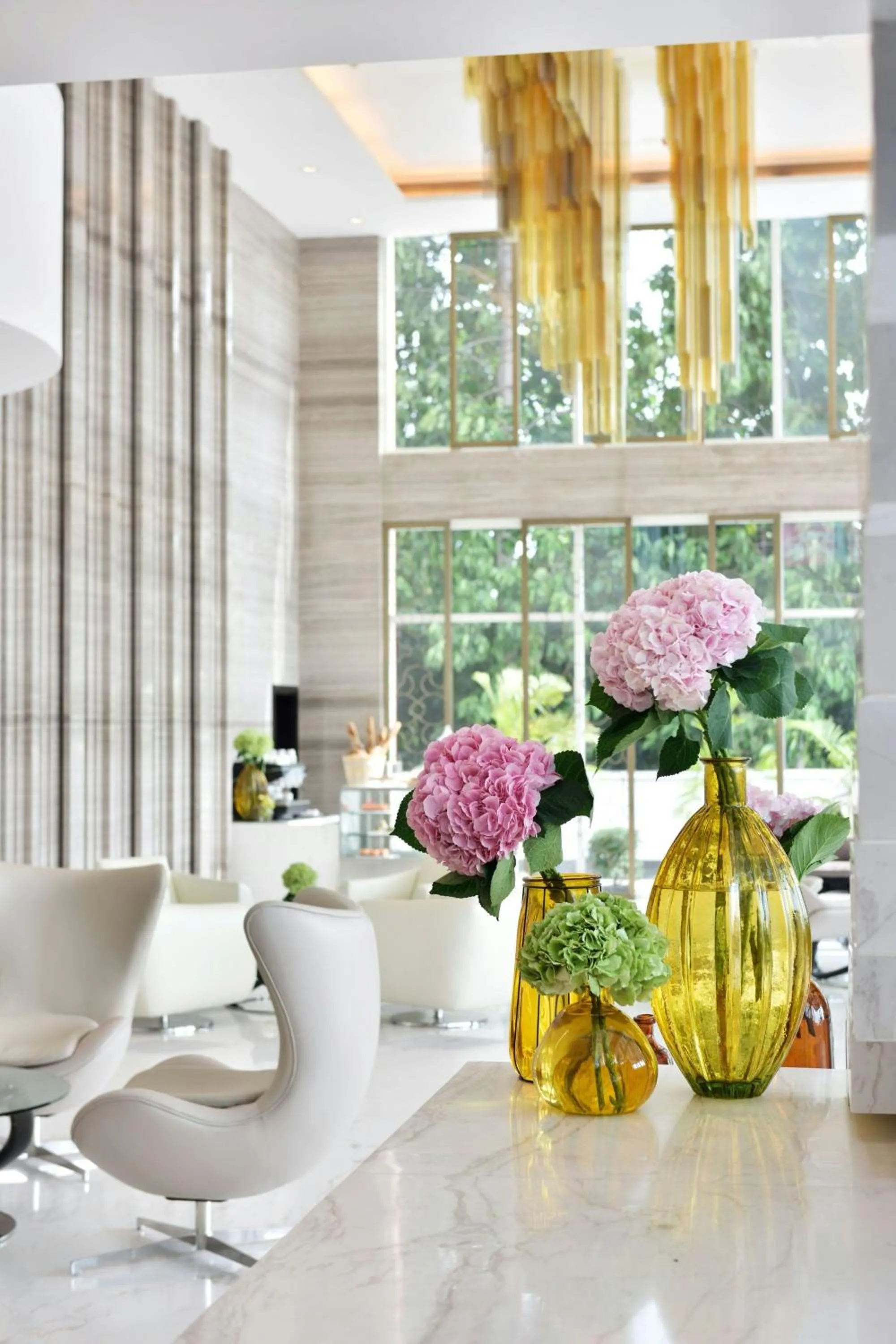 Lobby or reception in Renaissance Lucknow Hotel, Gomti Nagar