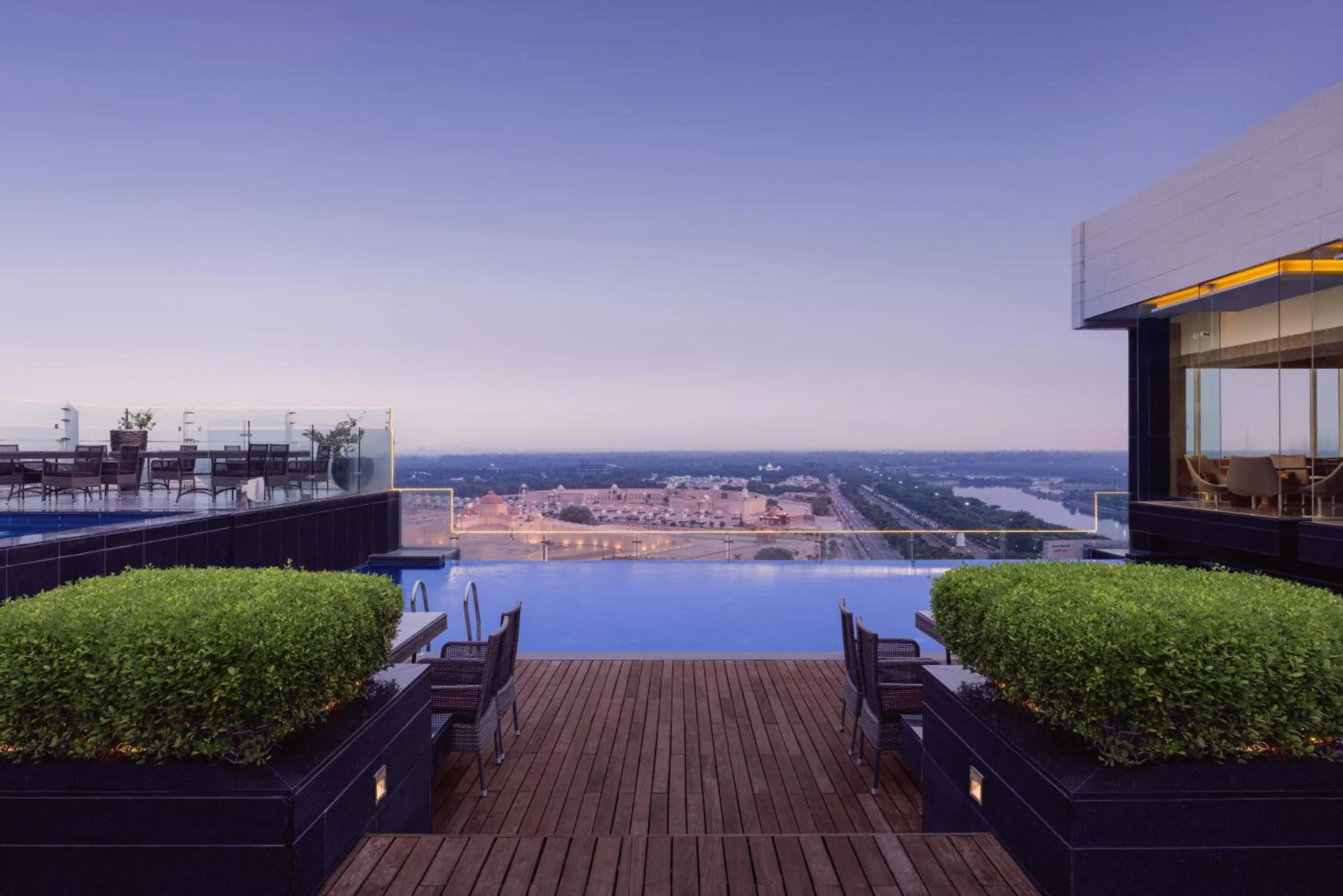 Swimming pool in Renaissance Lucknow Hotel, Gomti Nagar