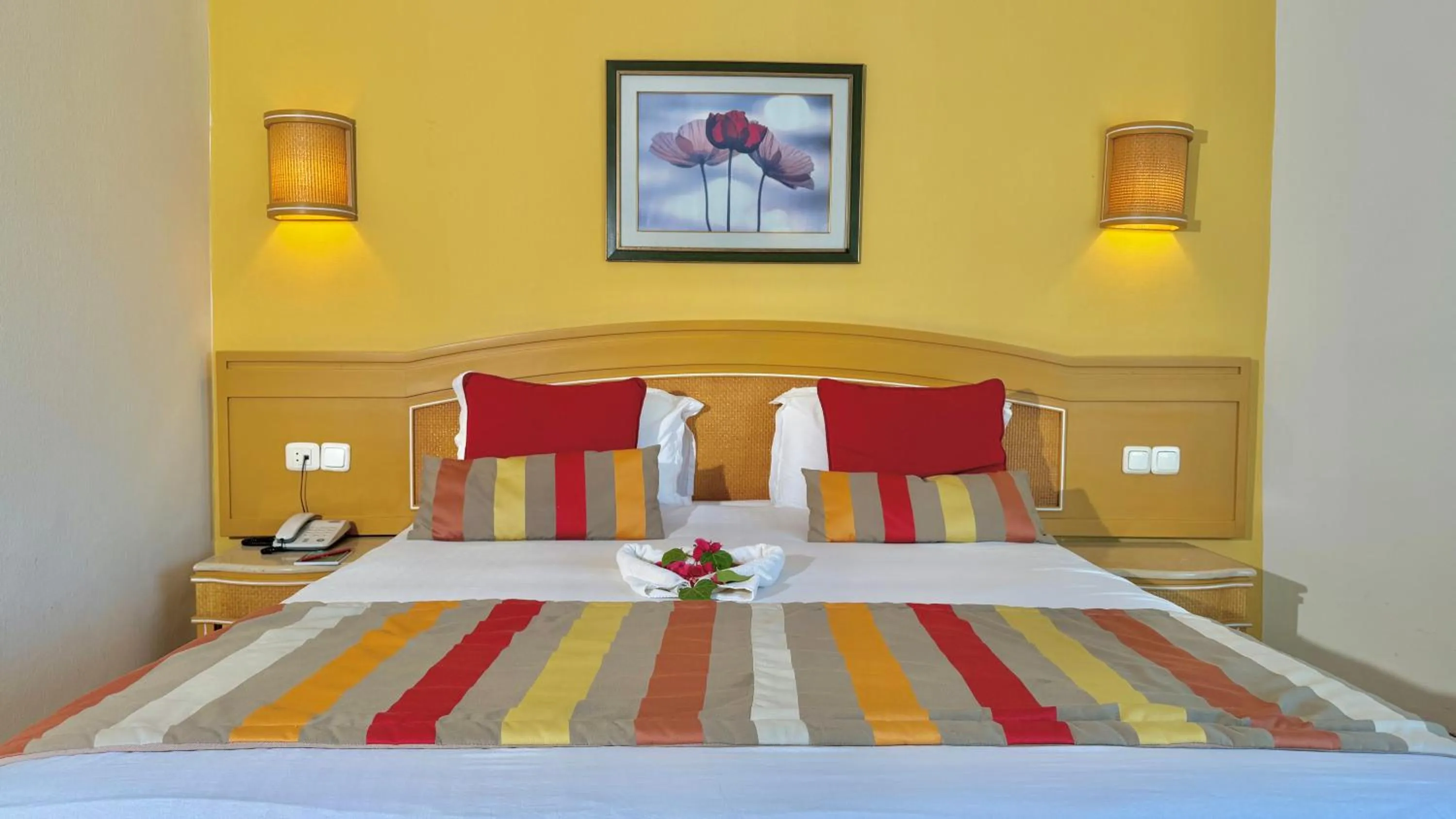 Bed in Hammamet Garden Resort and Spa