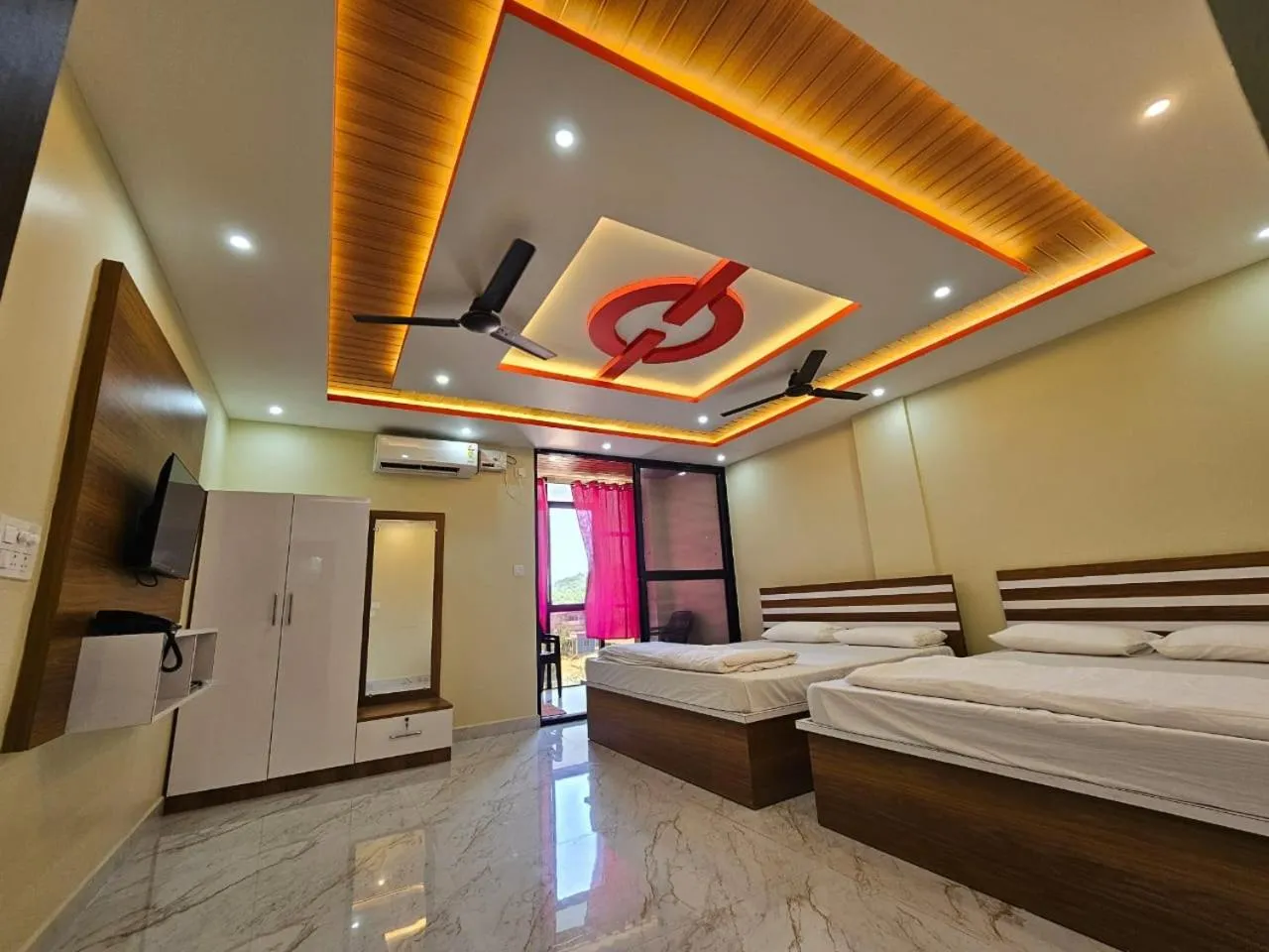 Bed in Ashwini Hotel And Lodging
