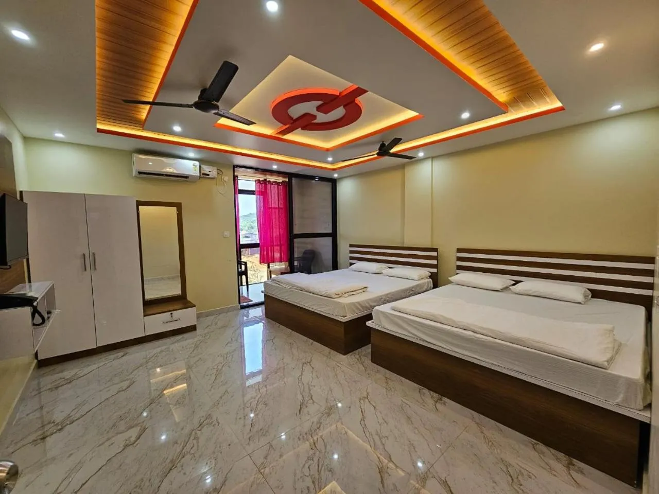 Bed in Ashwini Hotel And Lodging