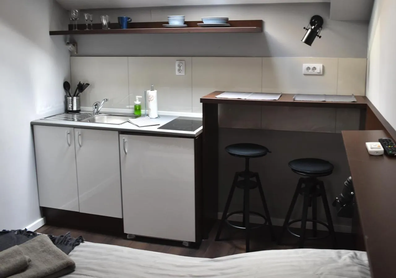 Kitchen or kitchenette in Apartmani Zrenjanin