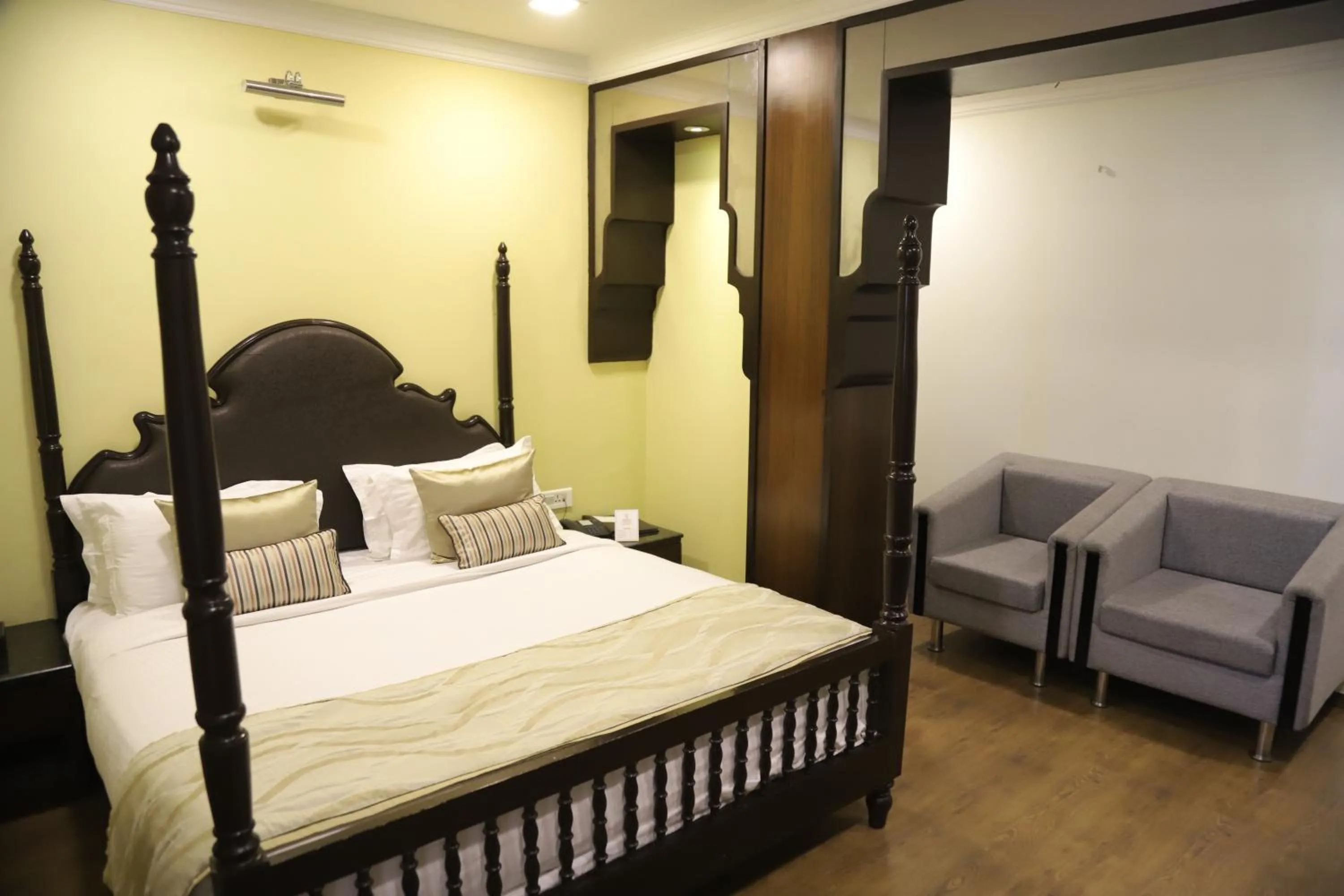 Bed in The Gandhi International