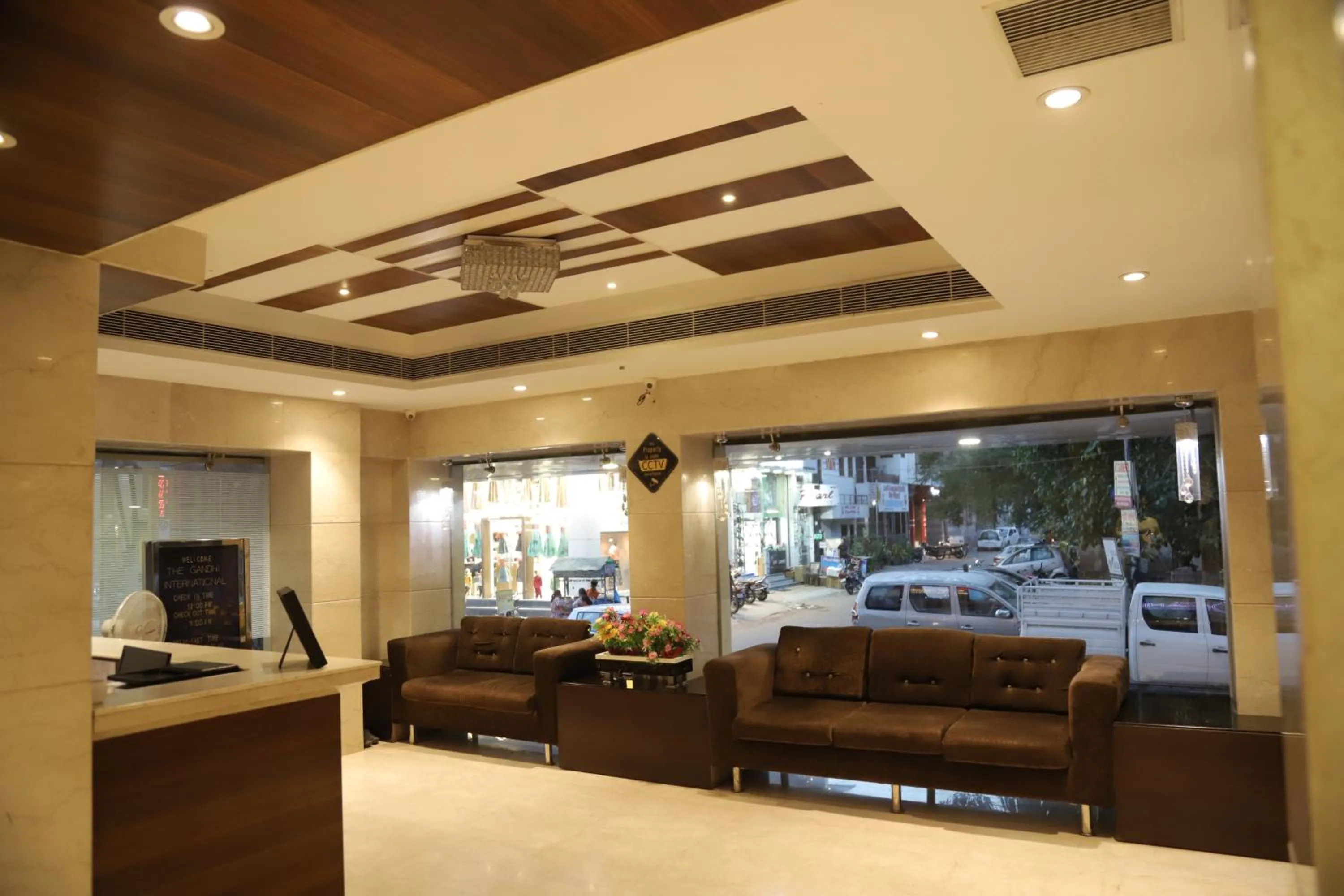 Lobby or reception in The Gandhi International