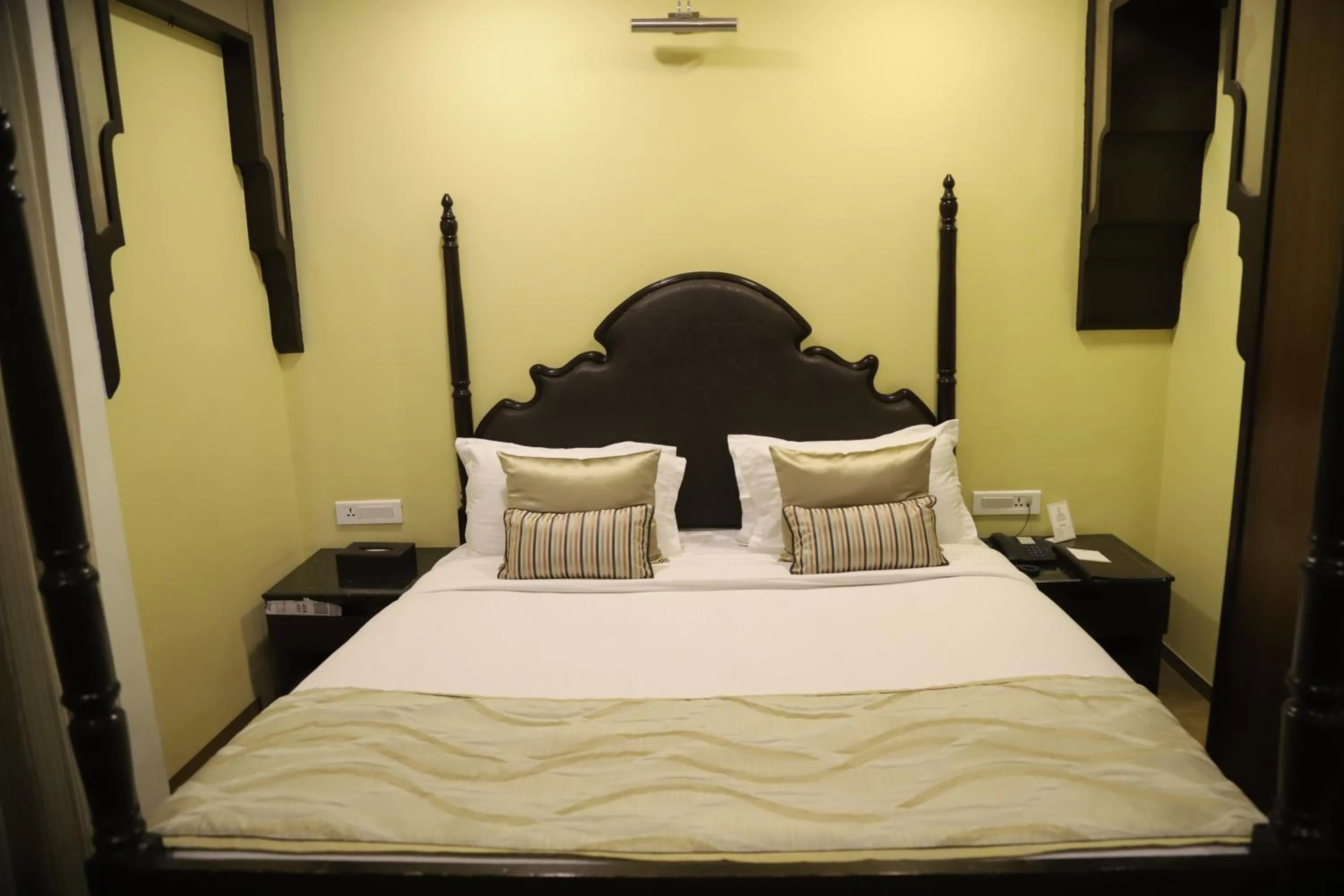 Bed in The Gandhi International