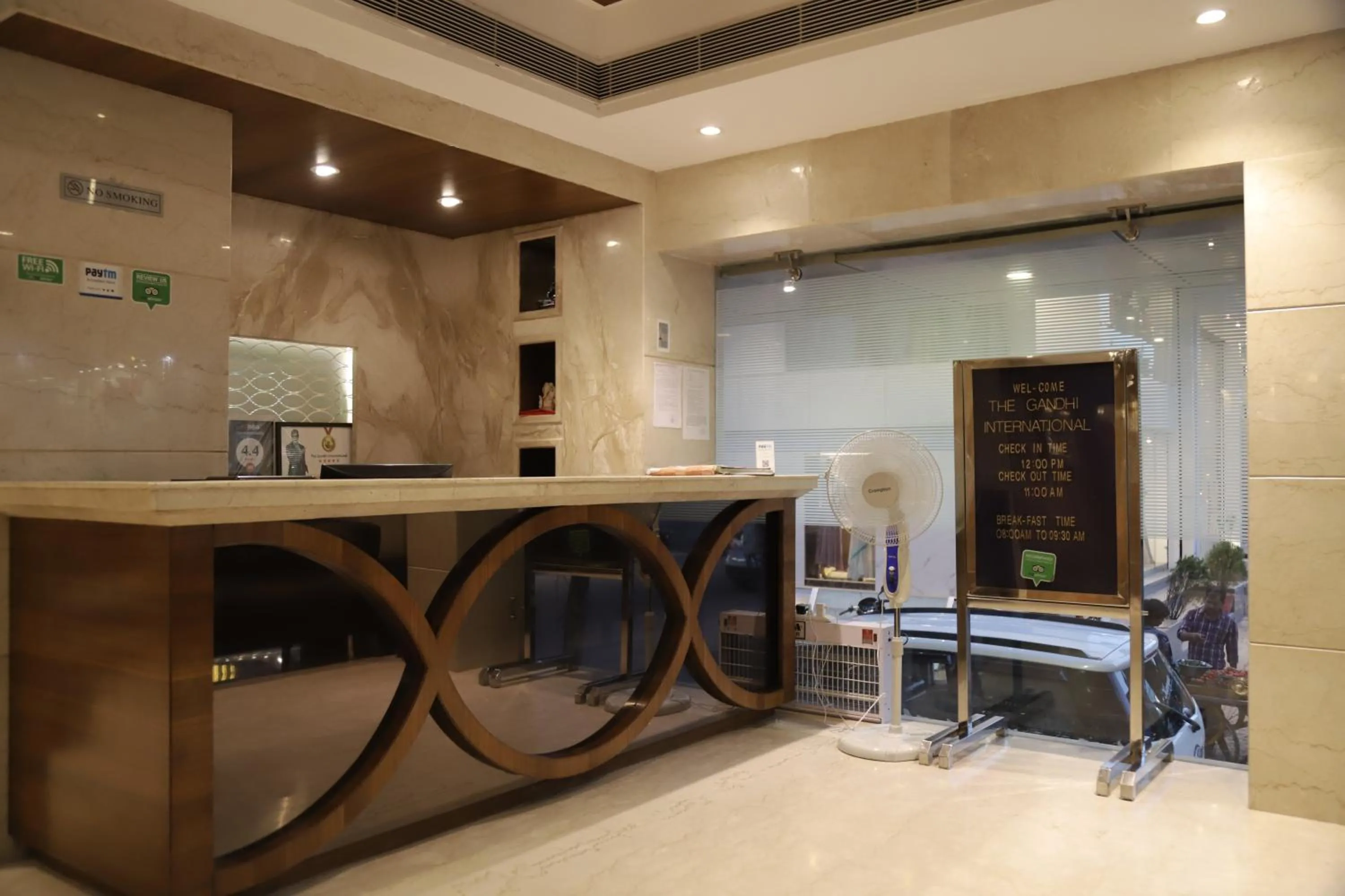 Lobby or reception in The Gandhi International