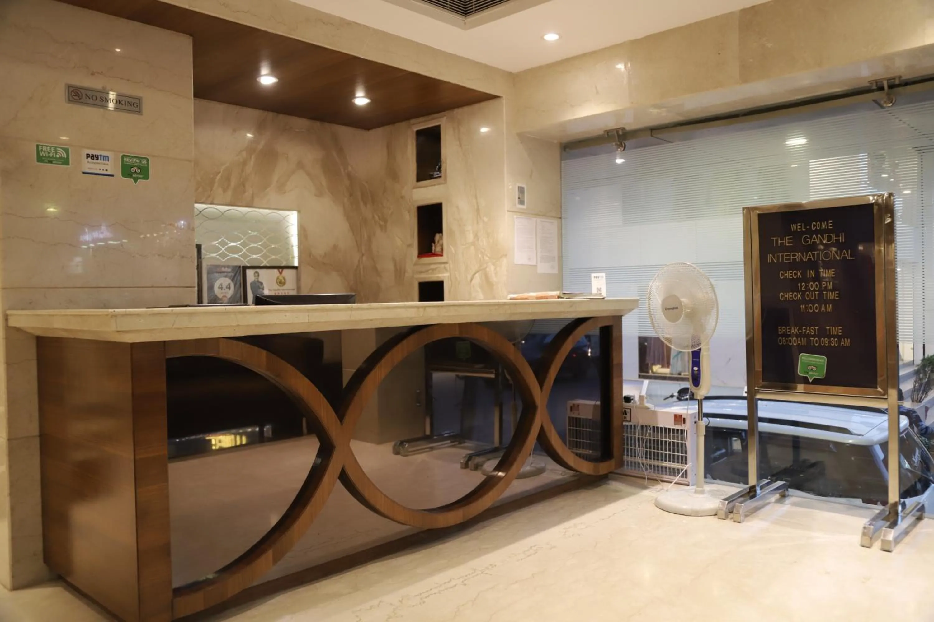 Lobby or reception in The Gandhi International