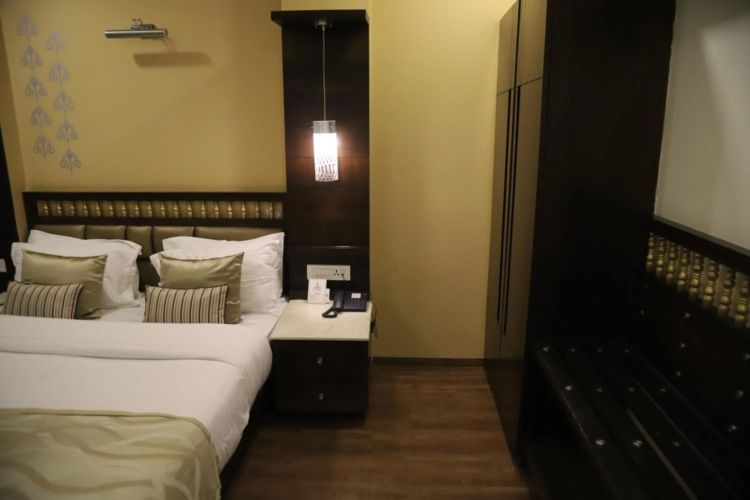 Bed in The Gandhi International