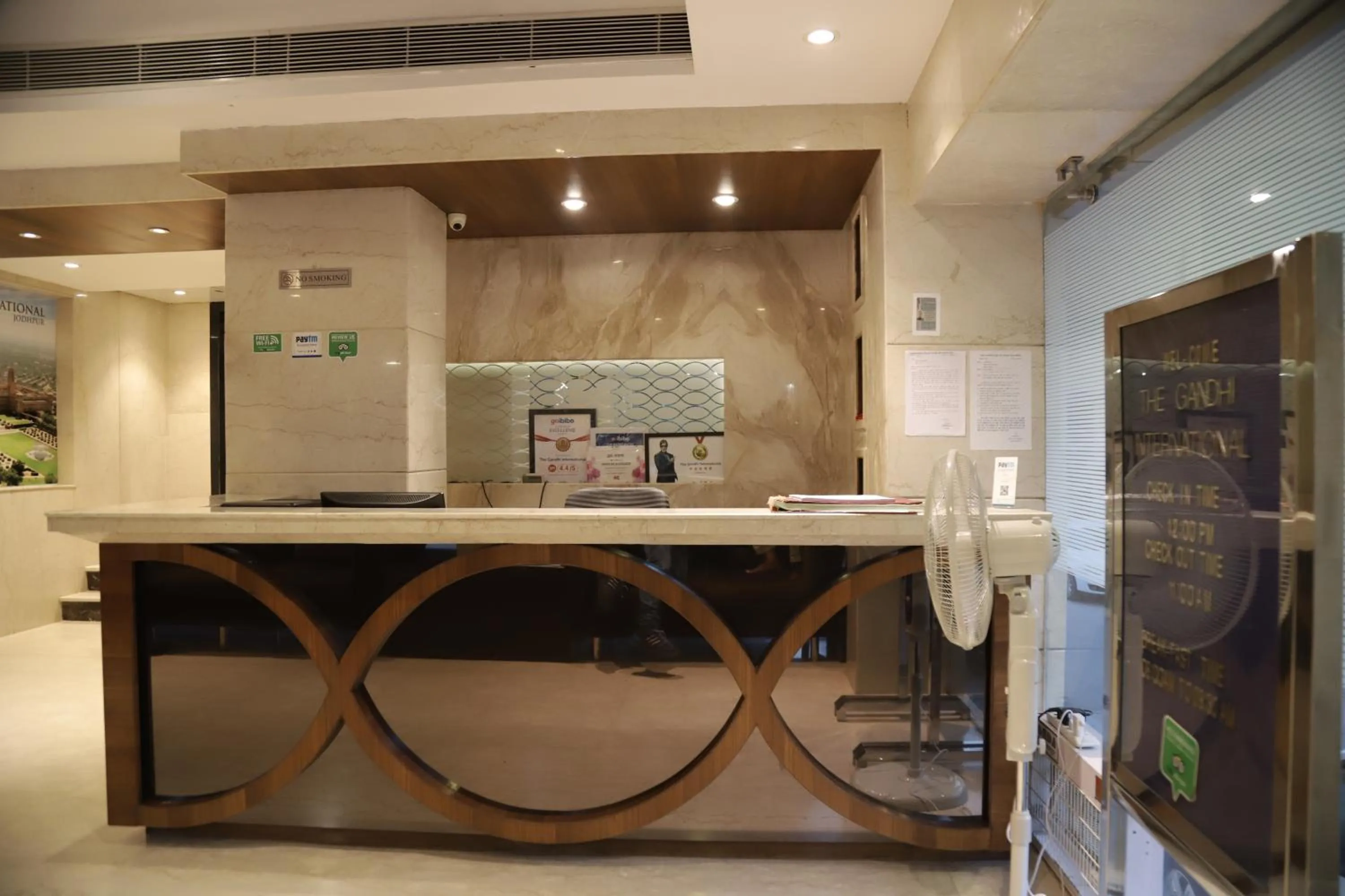 Lobby or reception in The Gandhi International