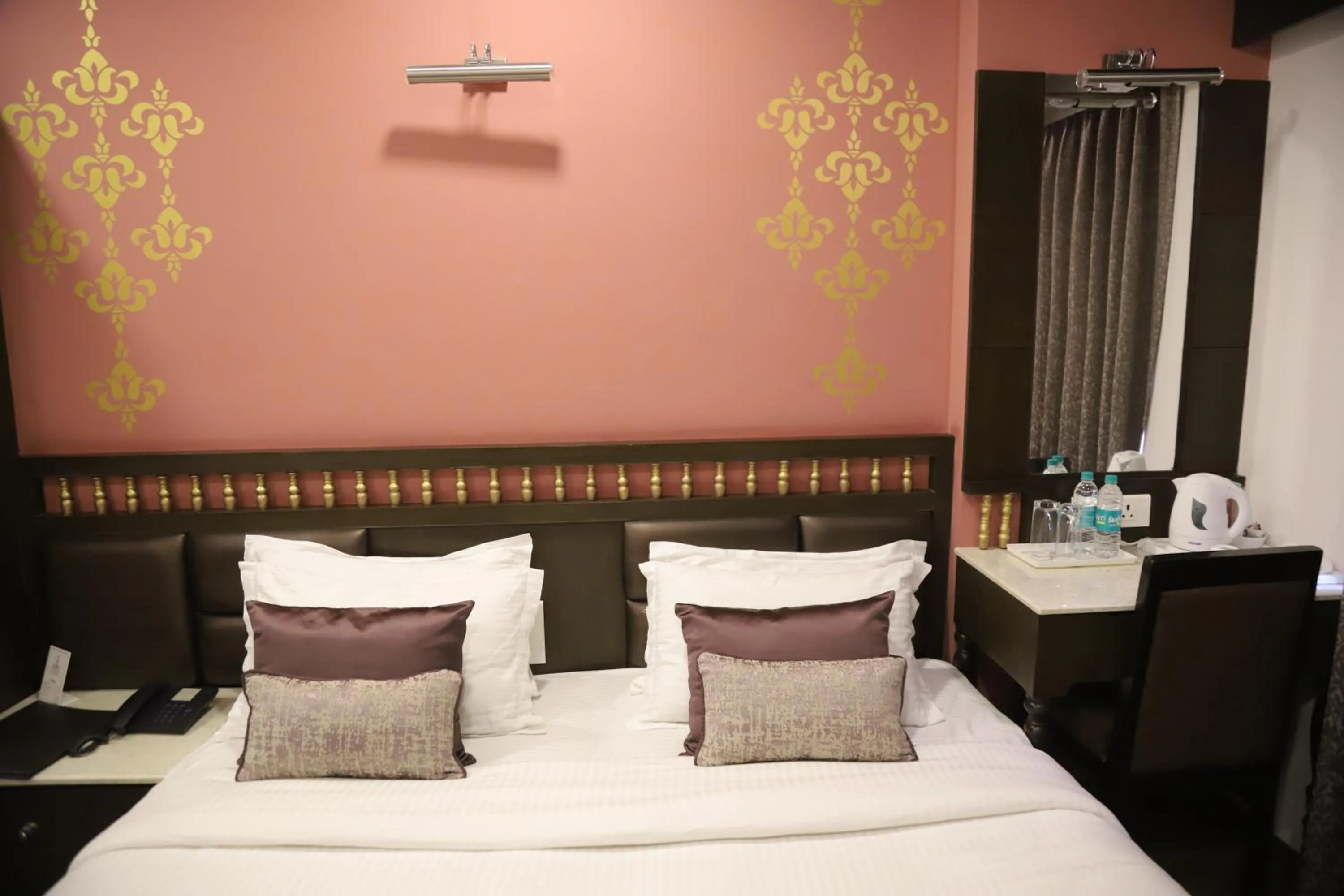 Bed in The Gandhi International