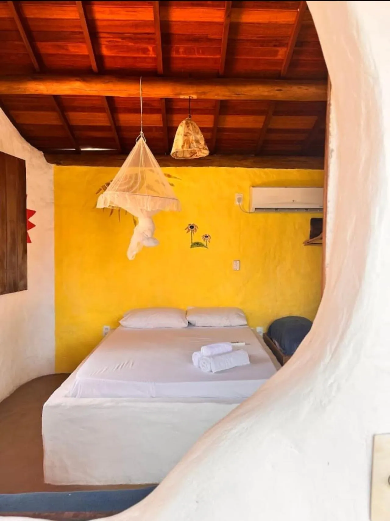 Bed in Pousada Cavallitos d'Amar