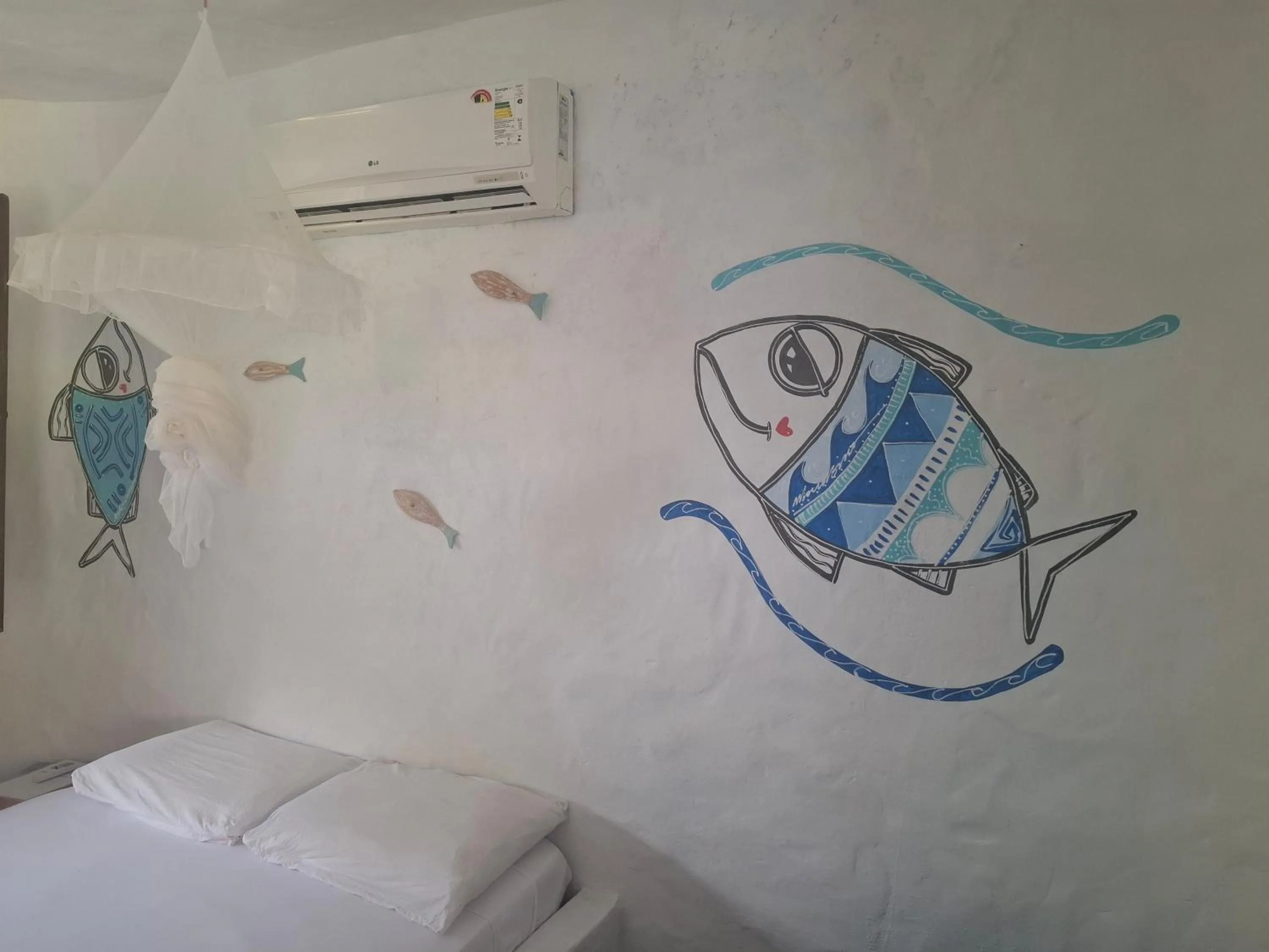 Bed in Pousada Cavallitos d'Amar