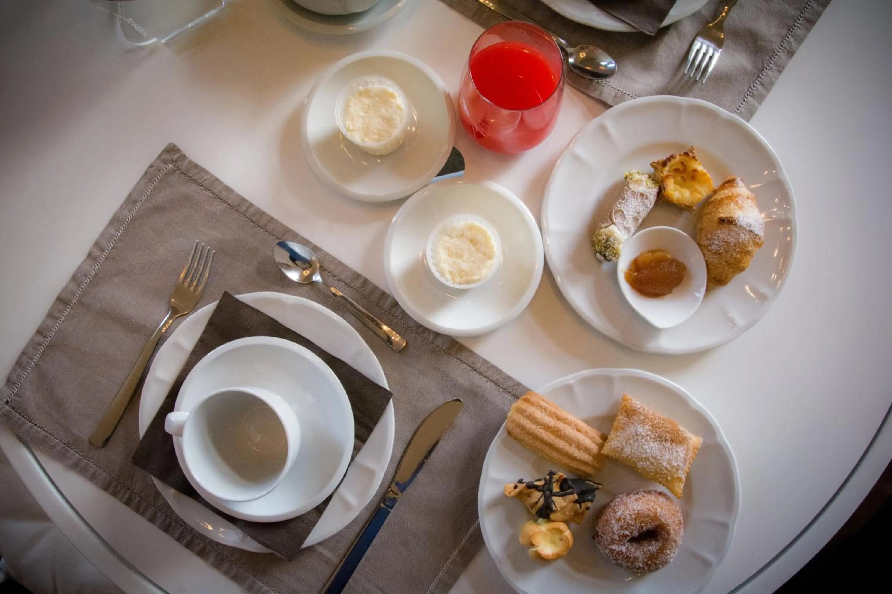 Food close-up in Il Duomo Relais