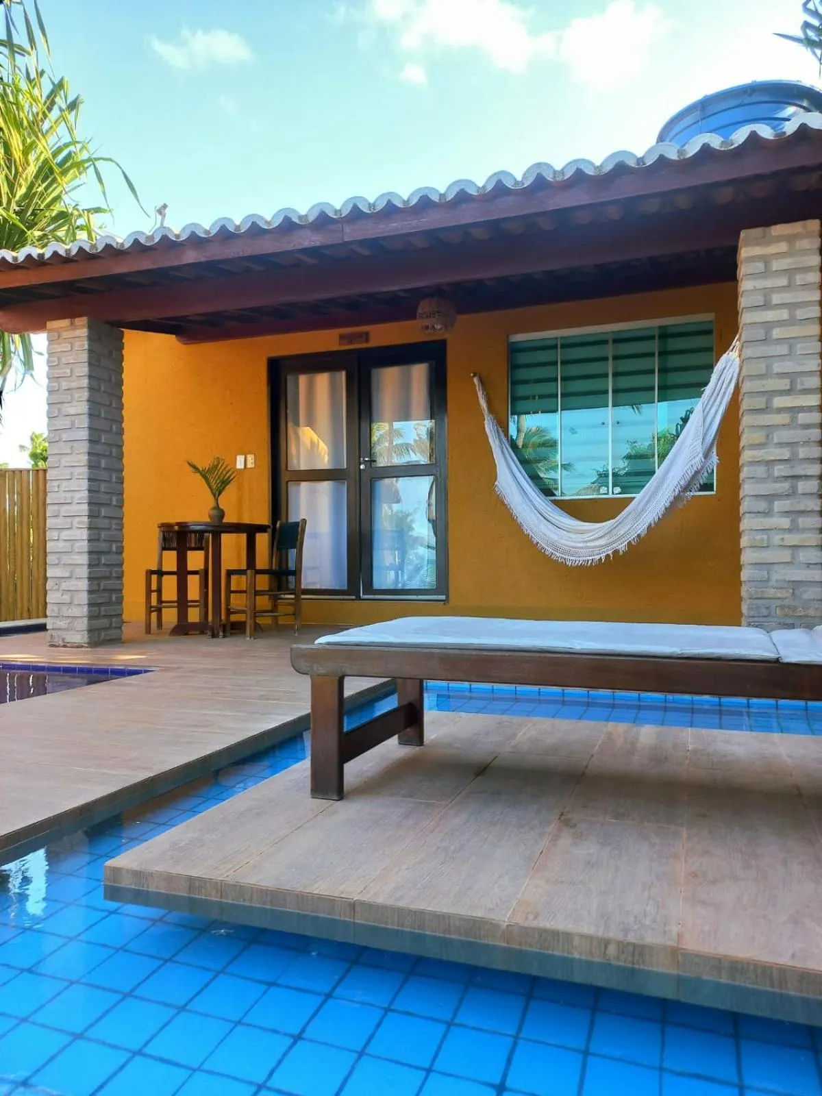 Pool view in Pousada Spa dos Amores