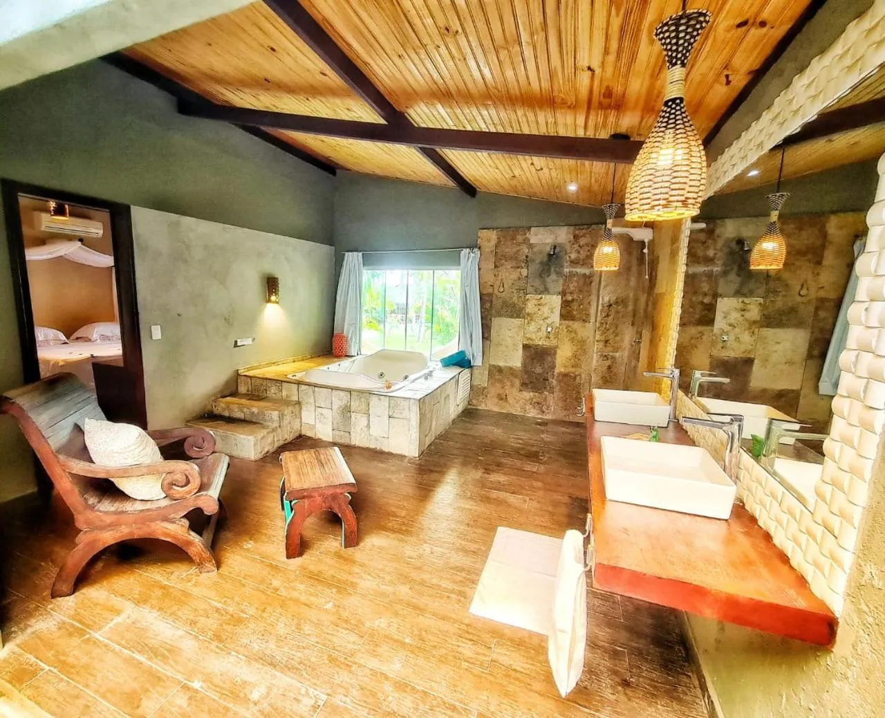 Hot Tub in Pousada Spa dos Amores