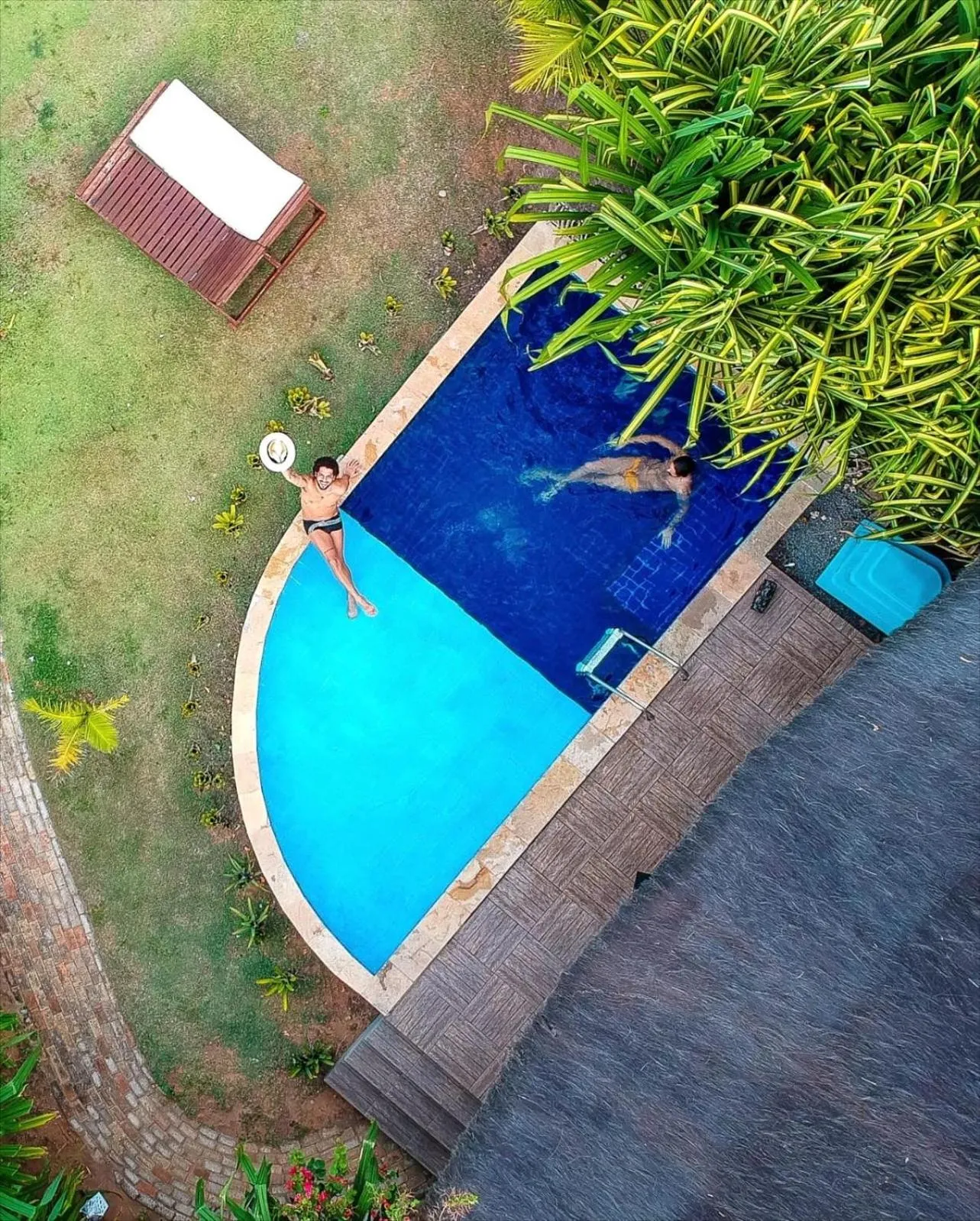 Pool view in Pousada Spa dos Amores