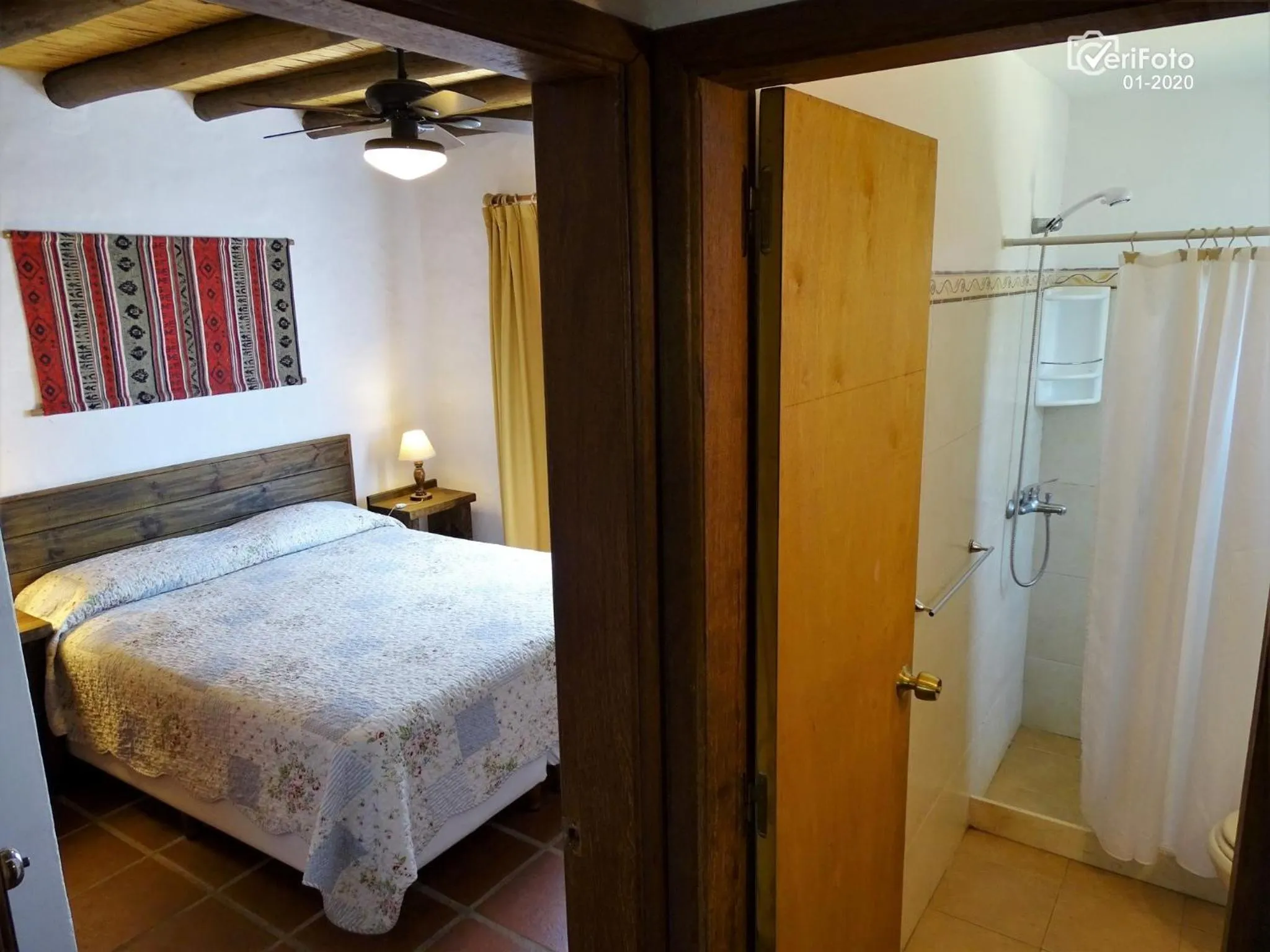 Bed in Bungalows Punta Colorada