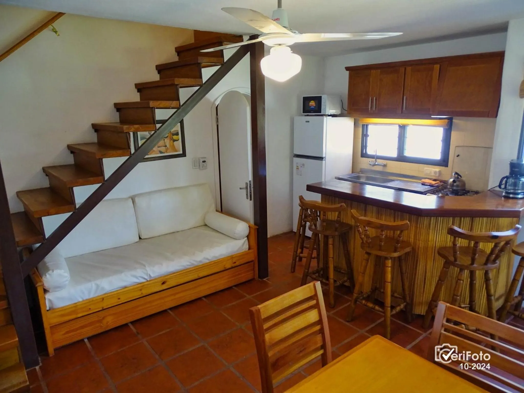 Bed in Bungalows Punta Colorada