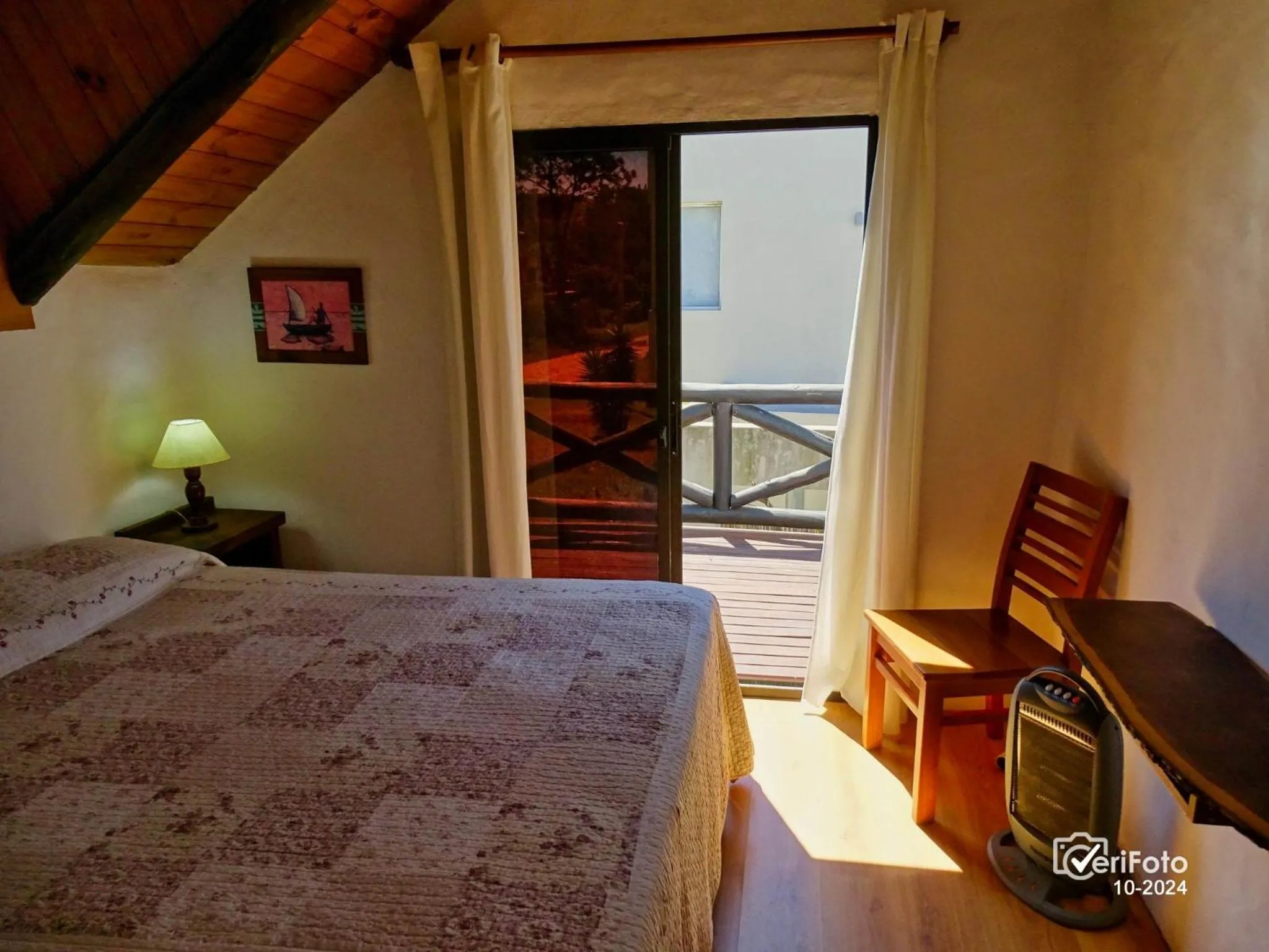 Bed in Bungalows Punta Colorada