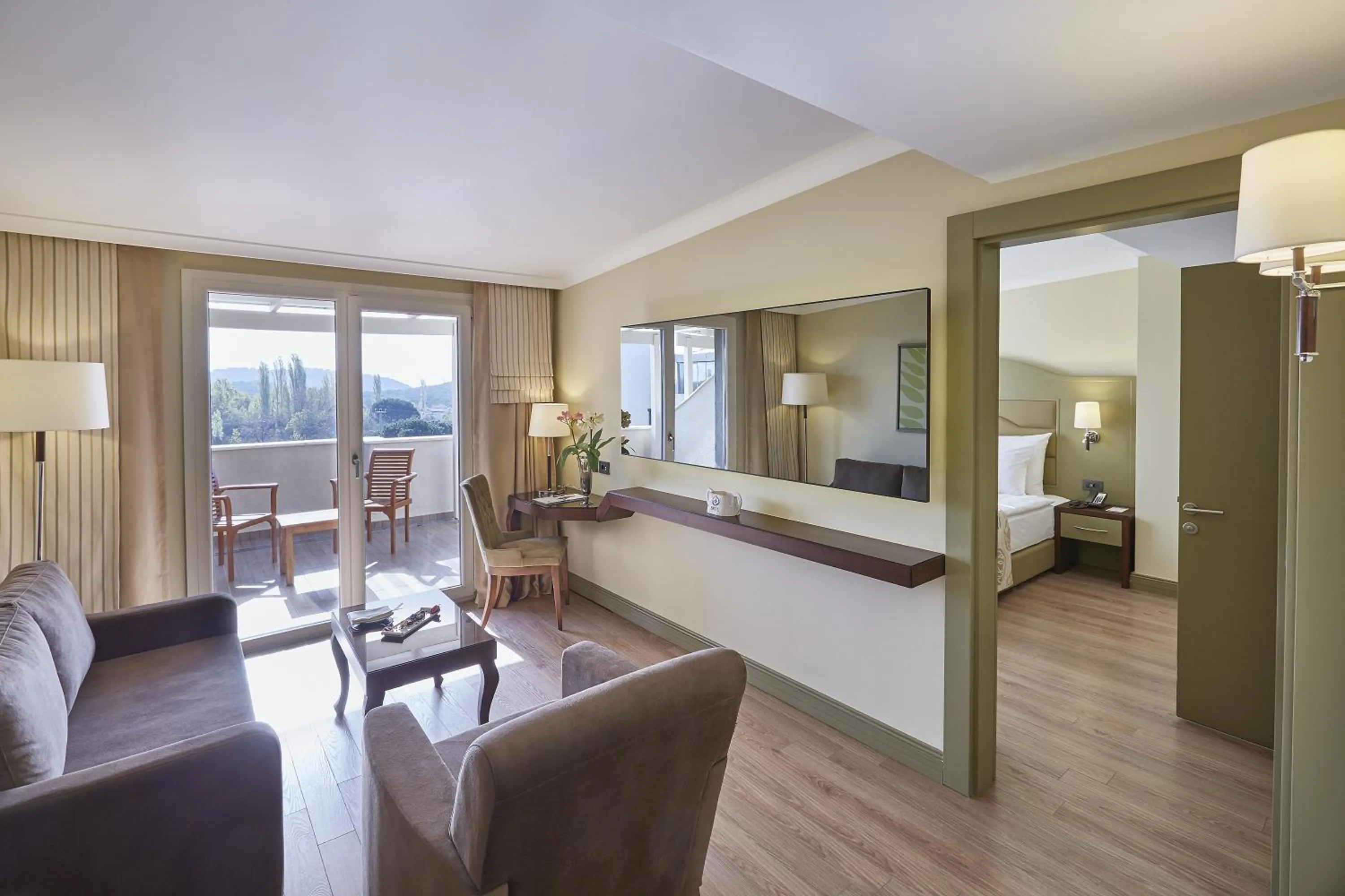 Living room, Bed in Ramada Resort Kazdağlari Thermal & Spa