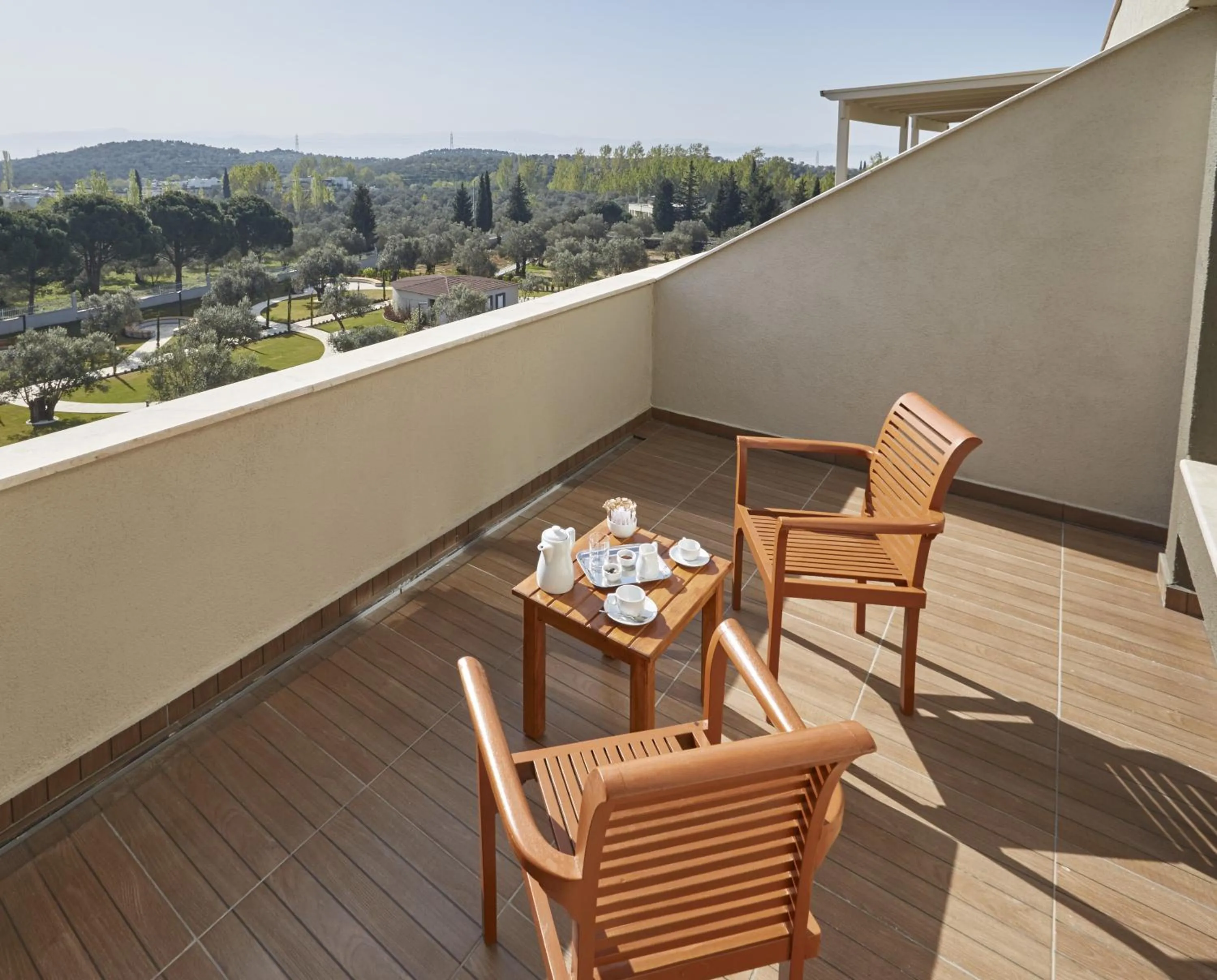 Balcony/Terrace in Ramada Resort Kazdağlari Thermal & Spa