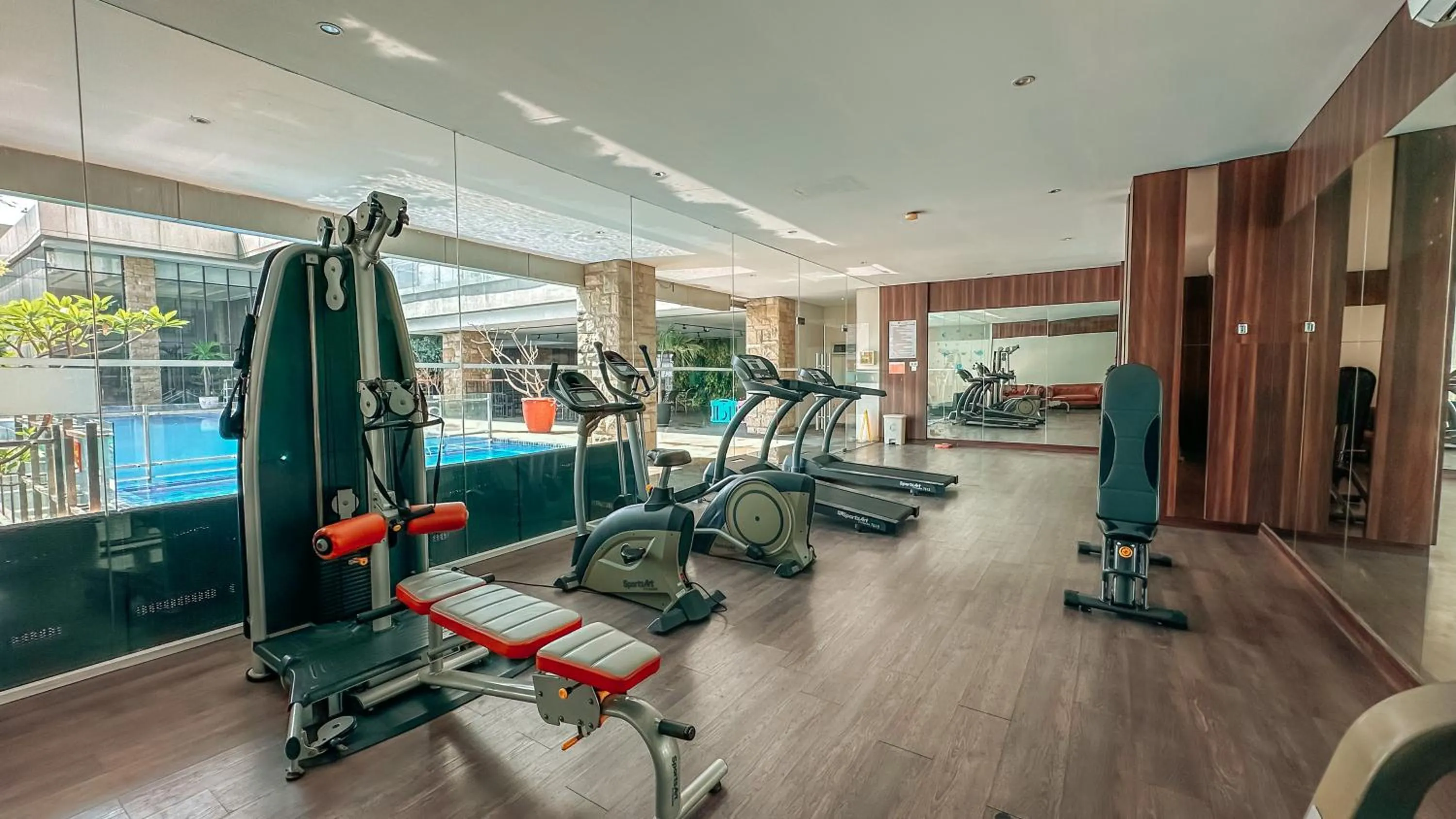 Fitness centre/facilities in Swiss-Belinn Karawang