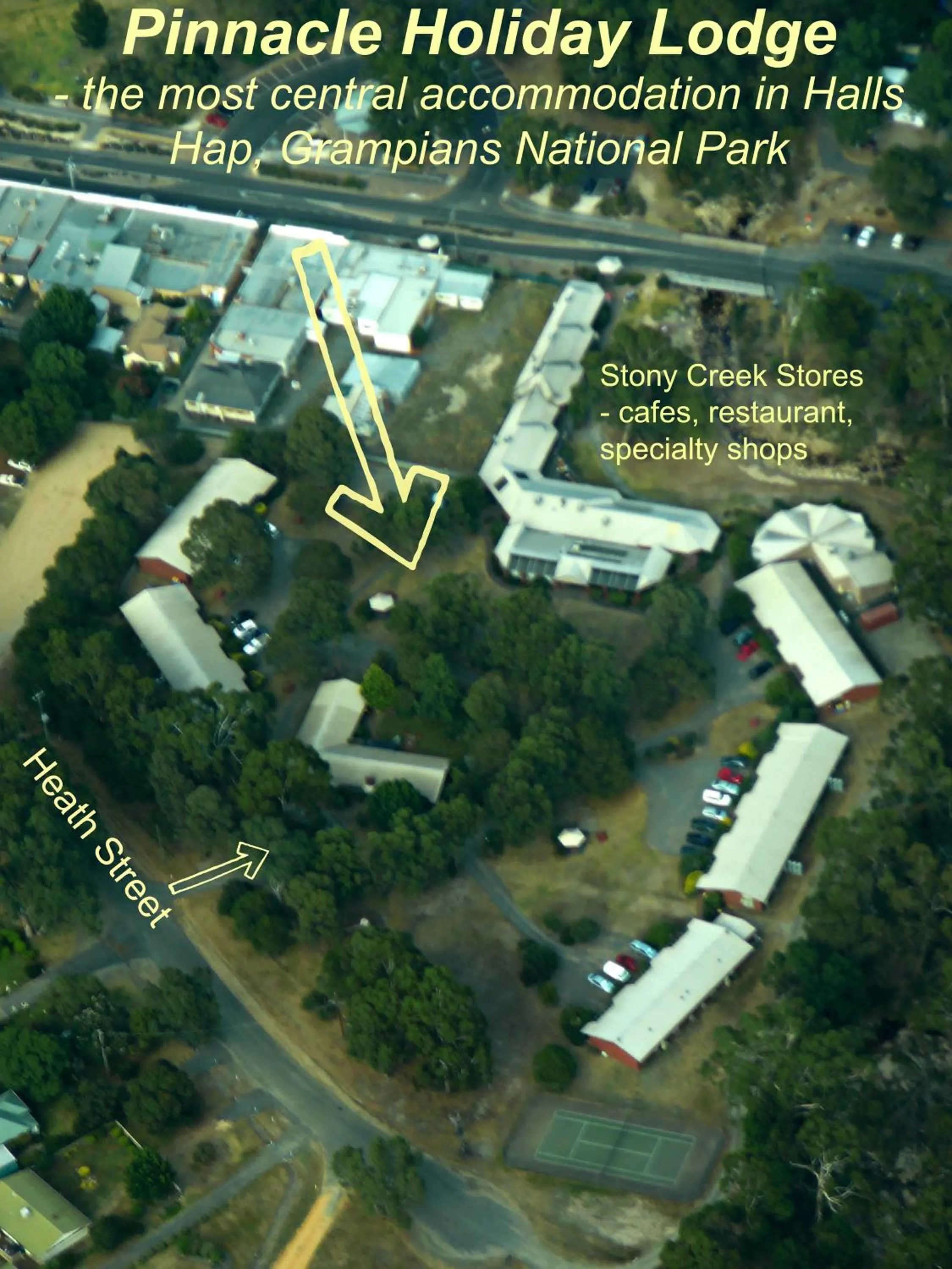 Property building in Pinnacle Holiday Lodge