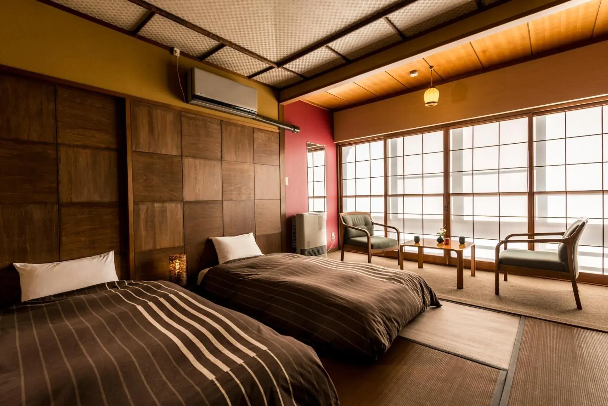 Japanese-Style Room with Bed and Shred Bathroom(Over 13 Years Old Only) in Takamiya Ryokan Yamakawa Japanese-Style Room with Bed and Shred Bathroom(Over 13 Years Old Only) in Takamiya Ryokan Yamakawa