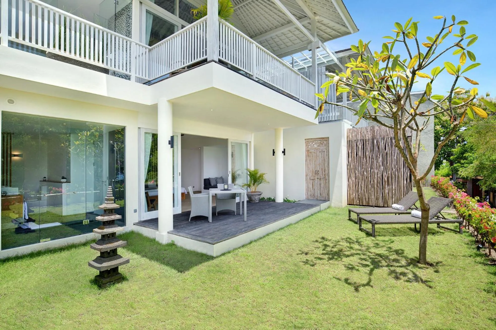 Garden view in Hidden Hills Villas - Small Luxury Hotels of The World