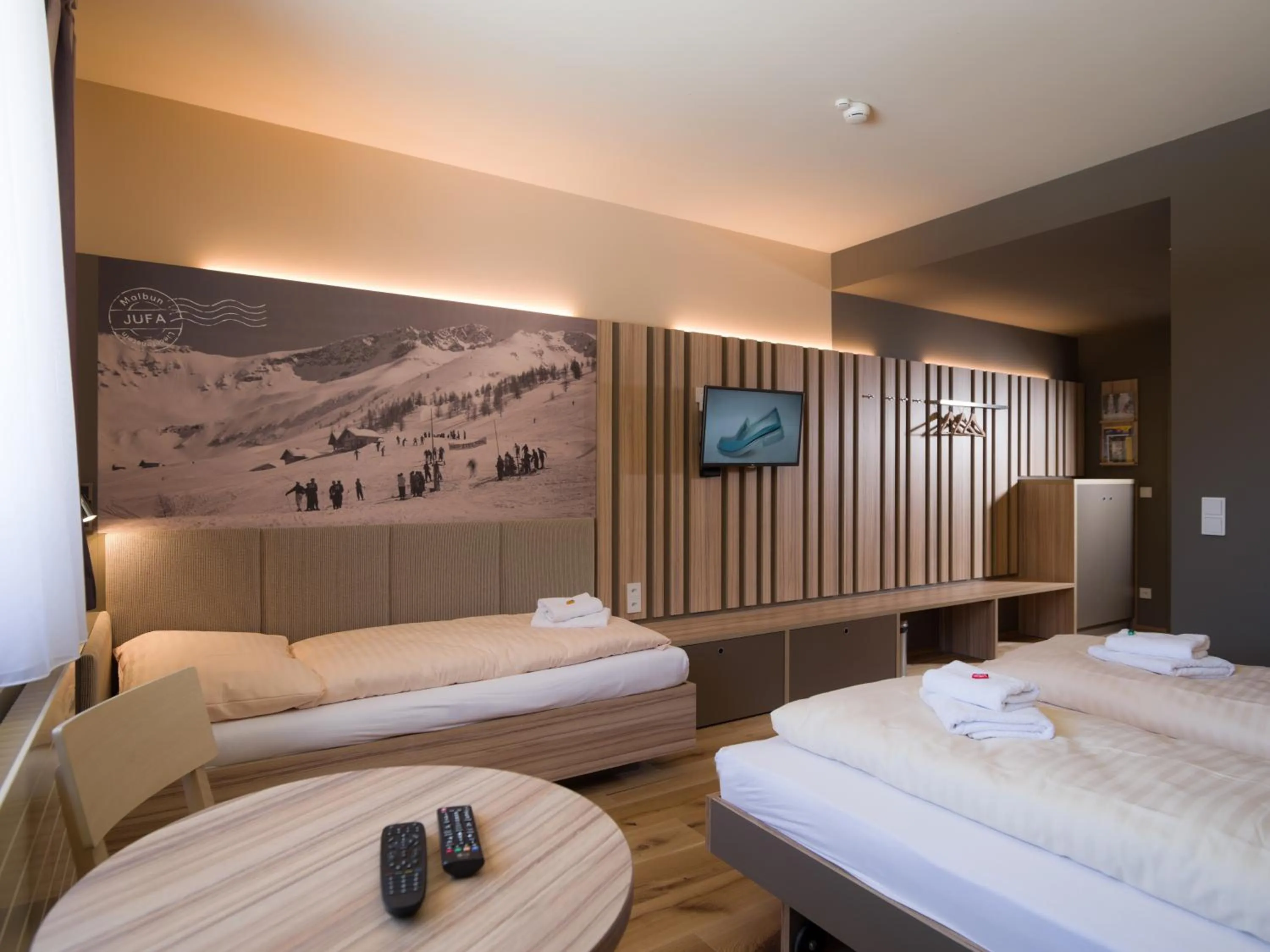 Photo of the whole room, Bed in JUFA Hotel Malbun