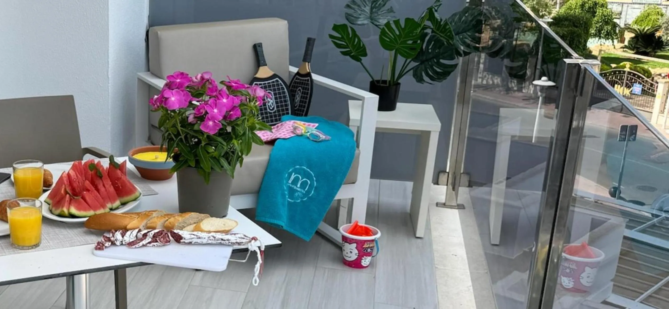 Balcony/Terrace in INN Mallorca Aparthotel