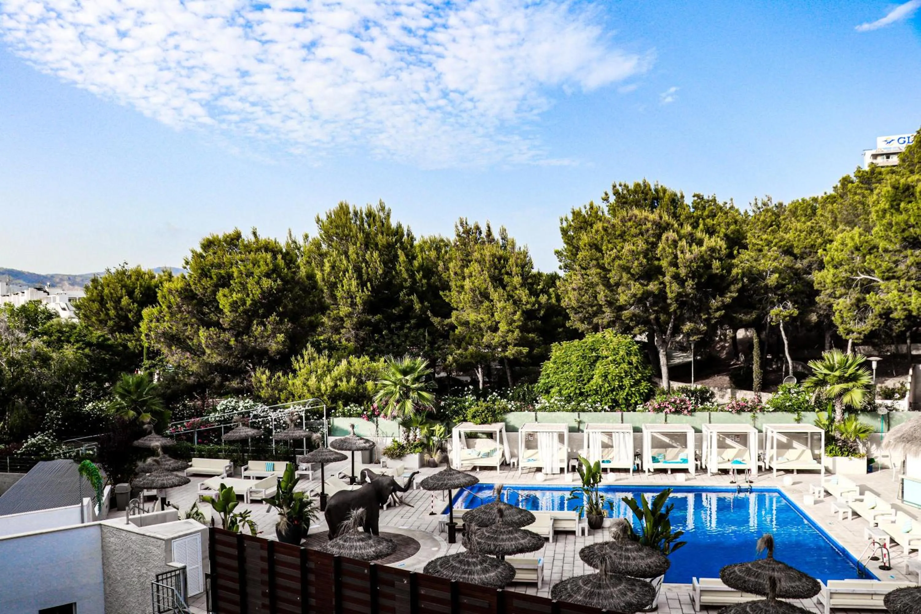 Balcony/Terrace in INN Mallorca Aparthotel