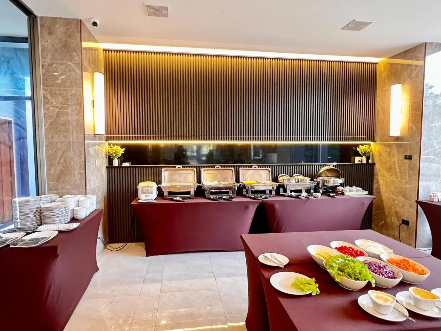 Buffet breakfast in The Proud Exclusive Hotel-SHA Plus