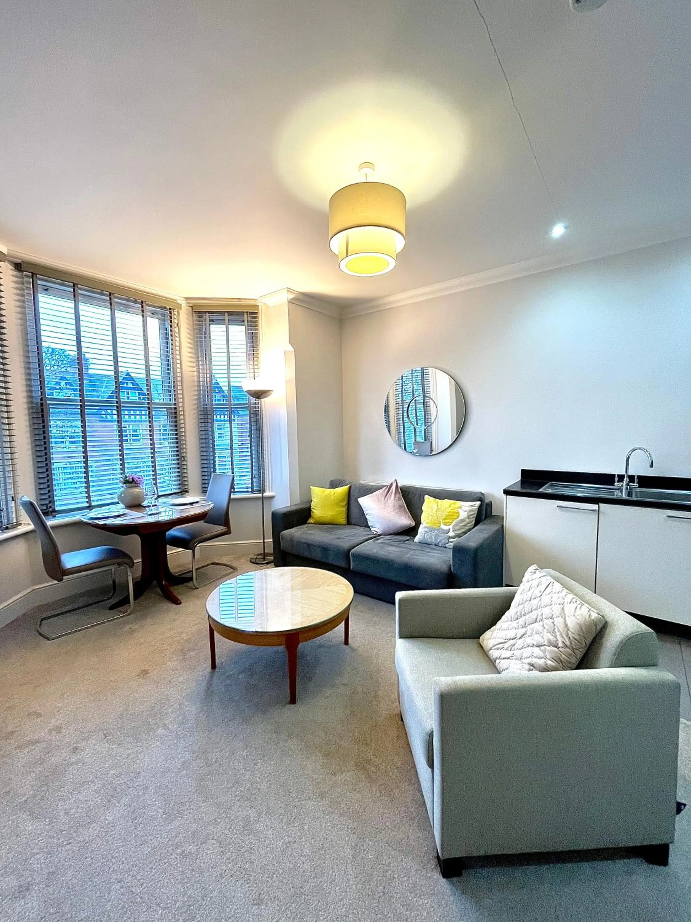 Living room in Mode Apartments St Annes