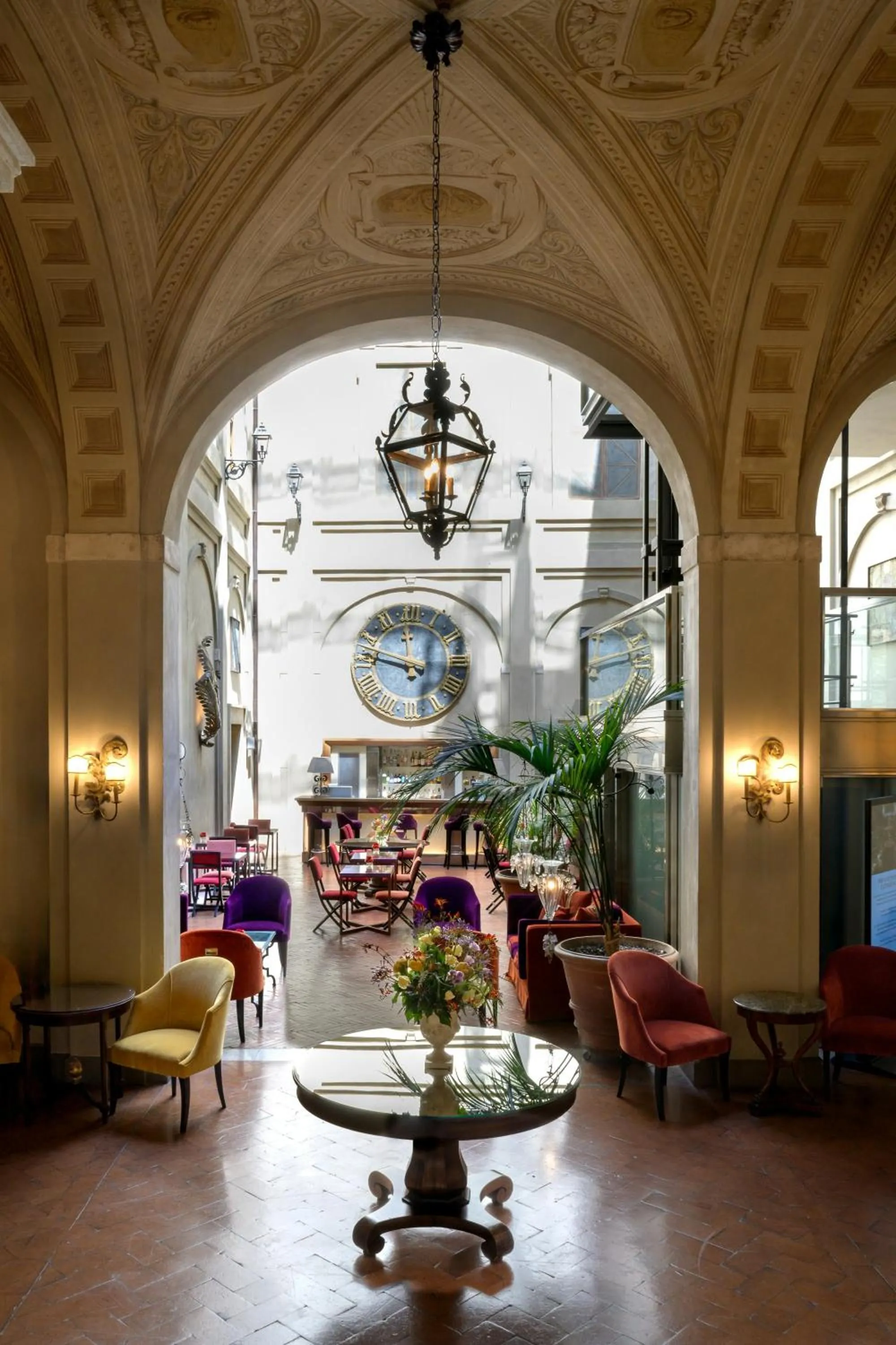 Lounge or bar in Grand Hotel Continental Siena - Starhotels Collezione