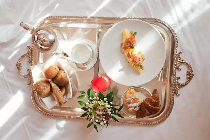 Bedroom in Grand Hotel Continental Siena - Starhotels Collezione