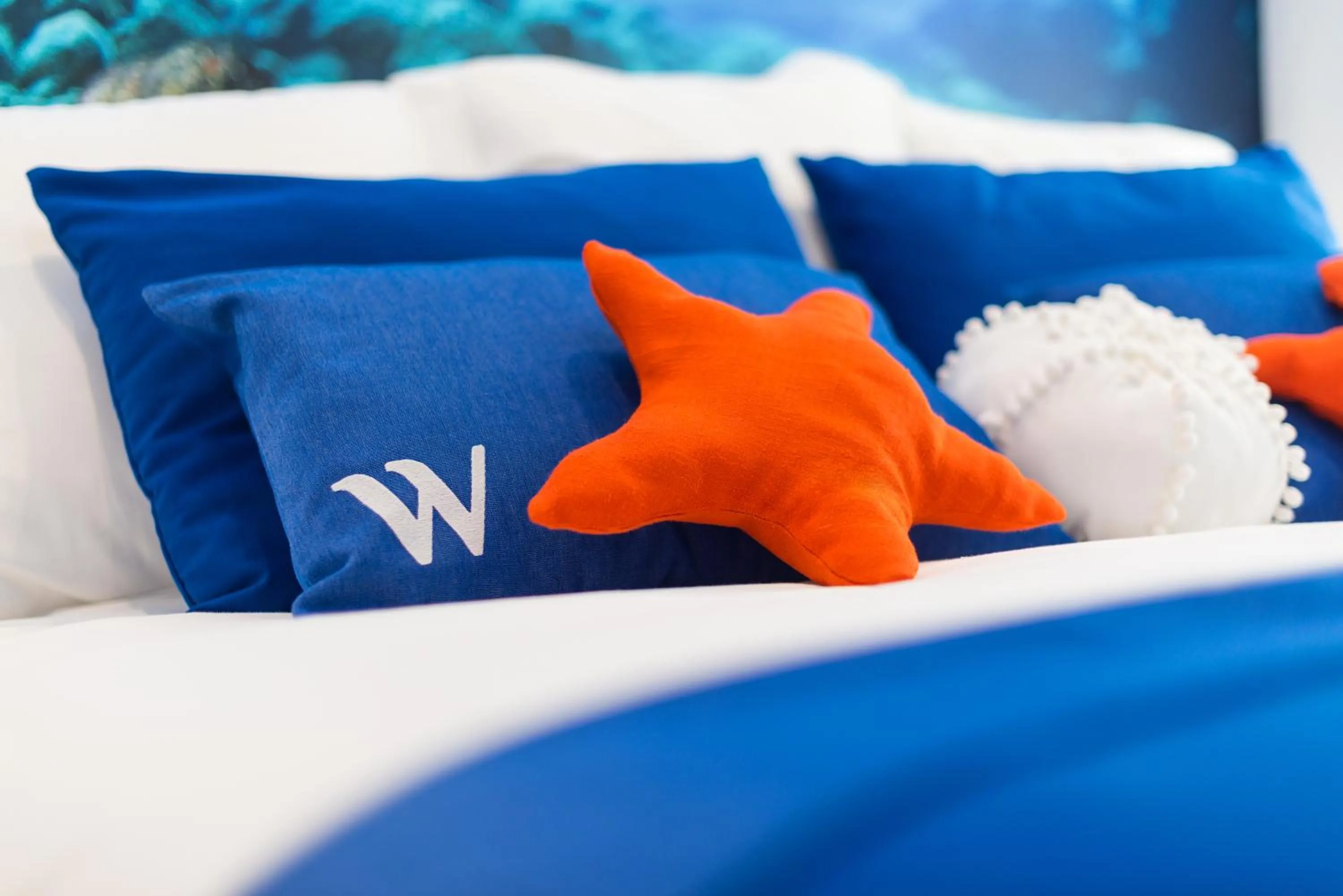 Decorative detail, Bed in Wavia Hotel - Adults only