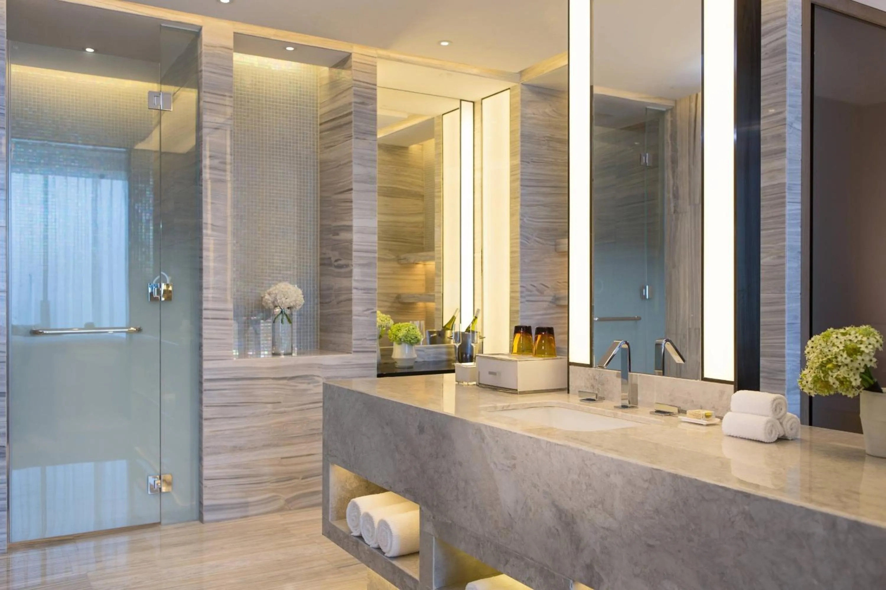 Bathroom in Renaissance Suzhou Wujiang Hotel