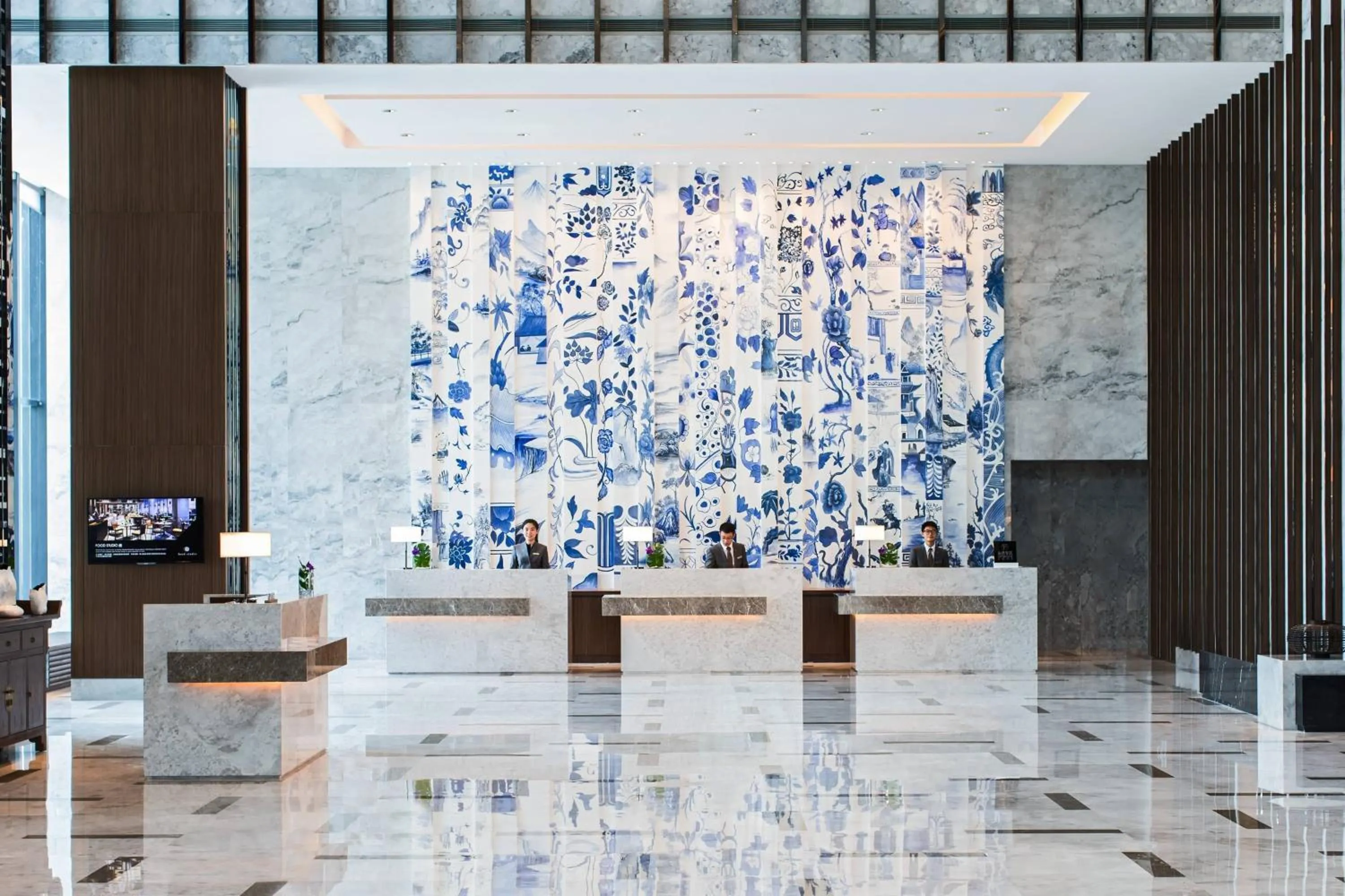 Lobby or reception in Renaissance Suzhou Wujiang Hotel