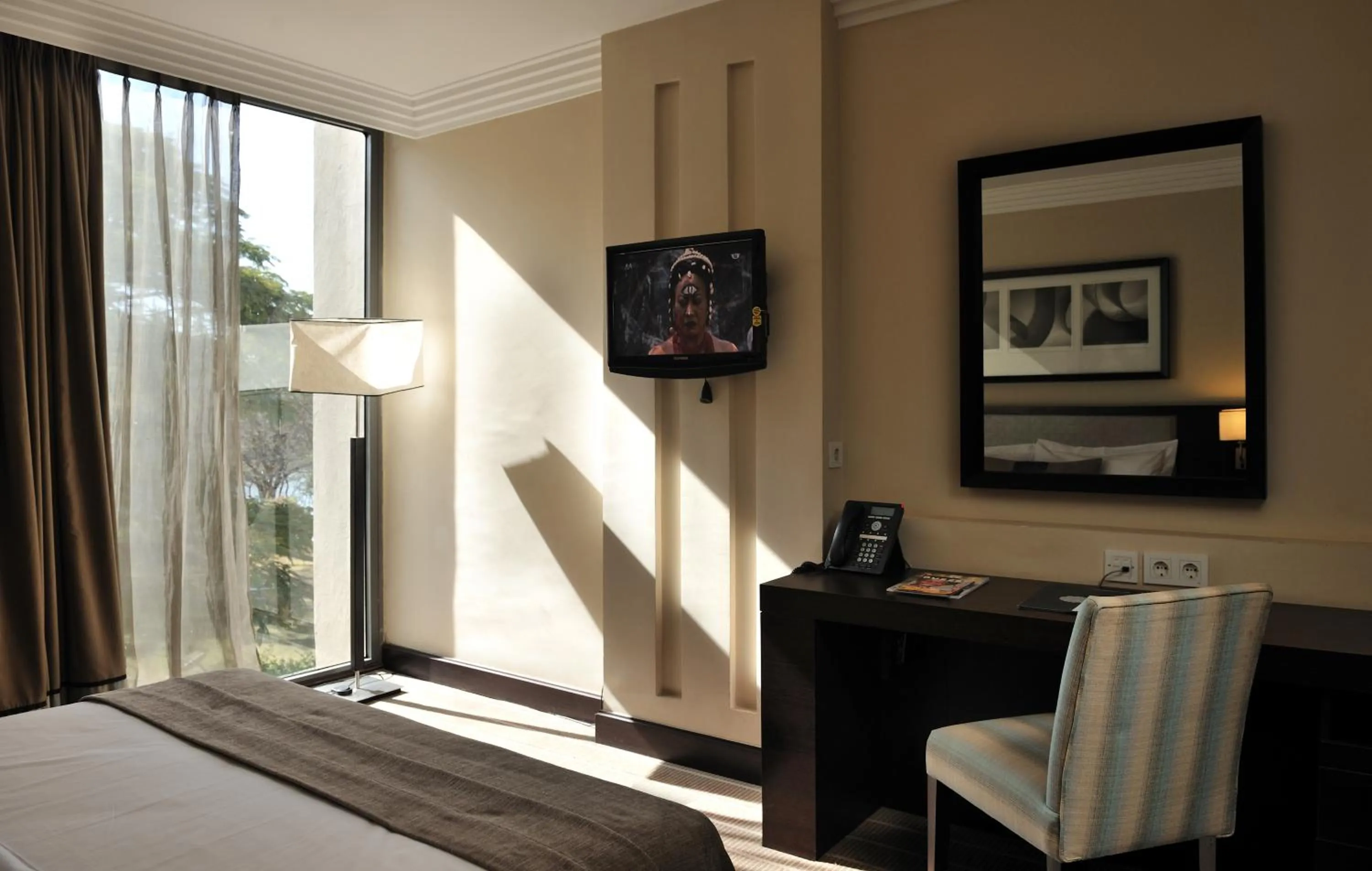 Bed in Pullman Lubumbashi Grand Karavia.