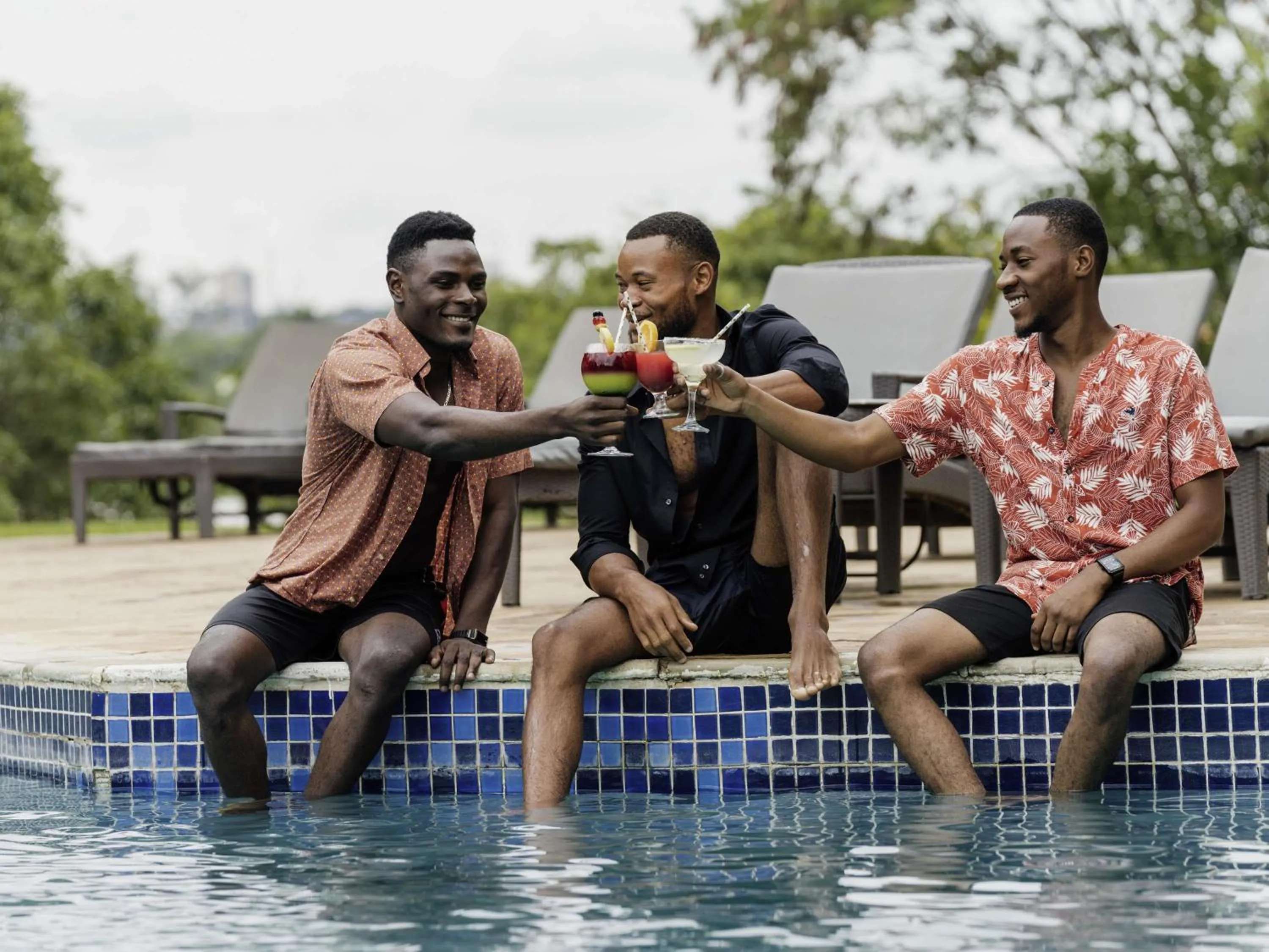 Pool view in Pullman Lubumbashi Grand Karavia.