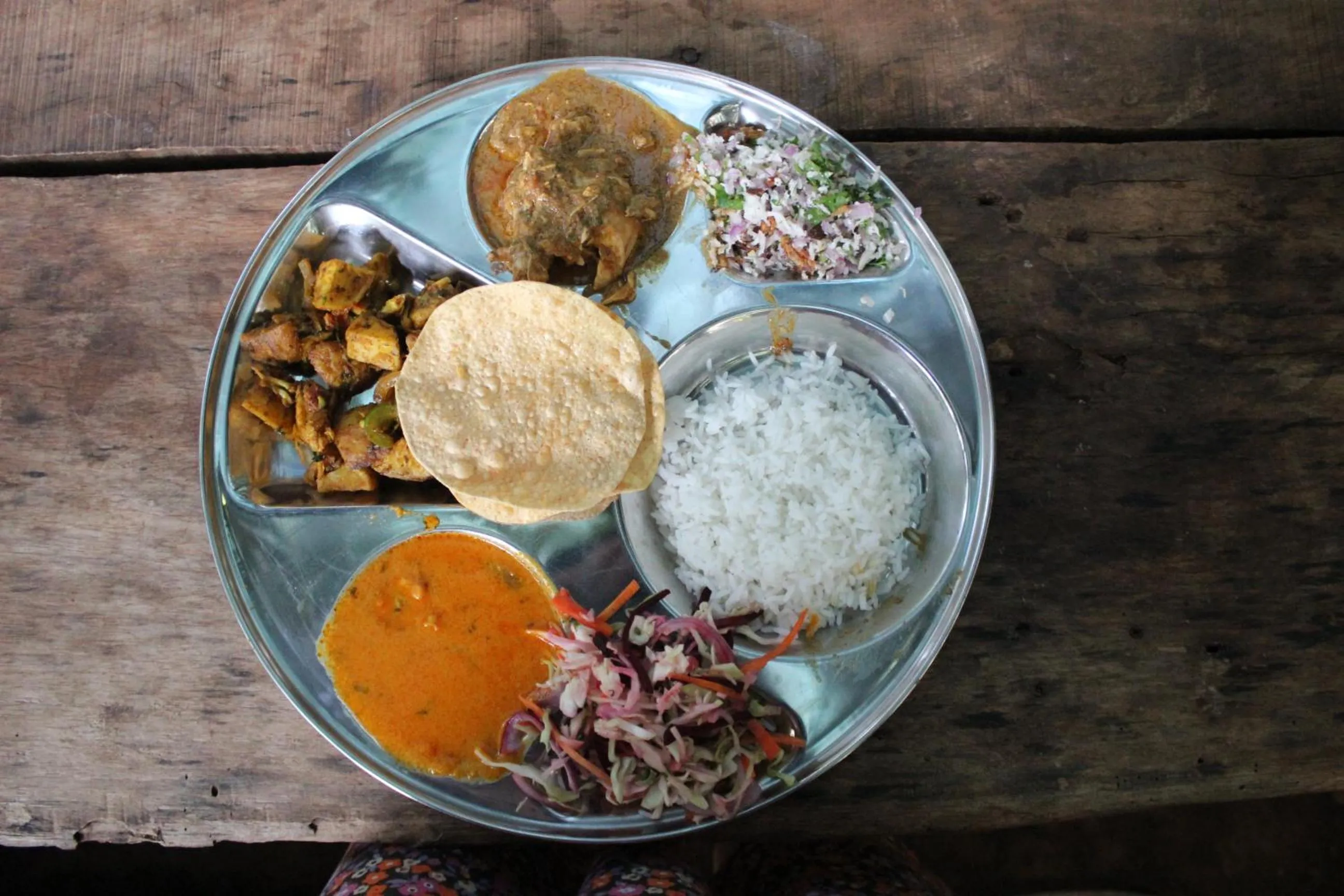 Continental breakfast in Jungle Book Resort