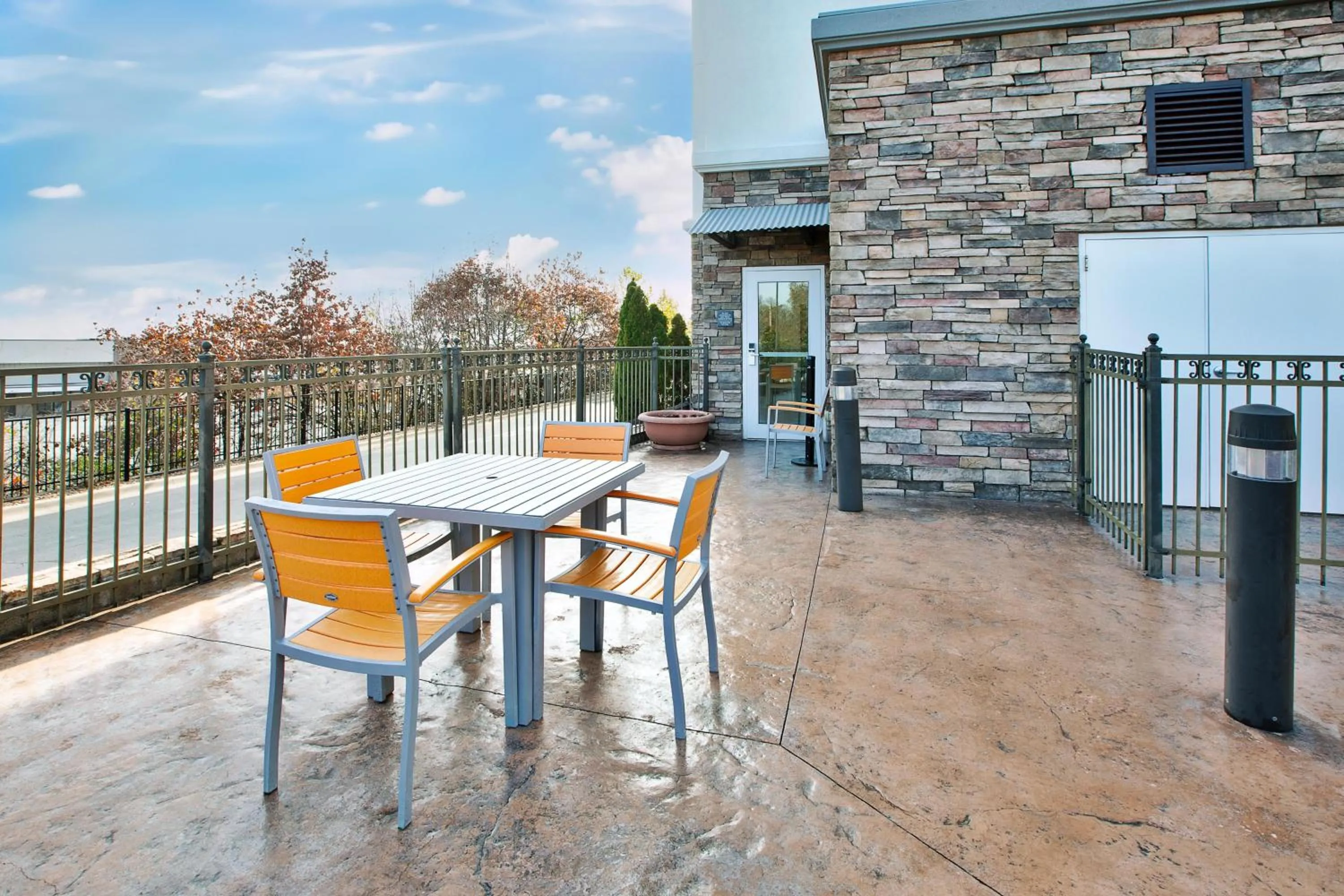 Patio in Hampton Inn North Little Rock McCain Mall, AR