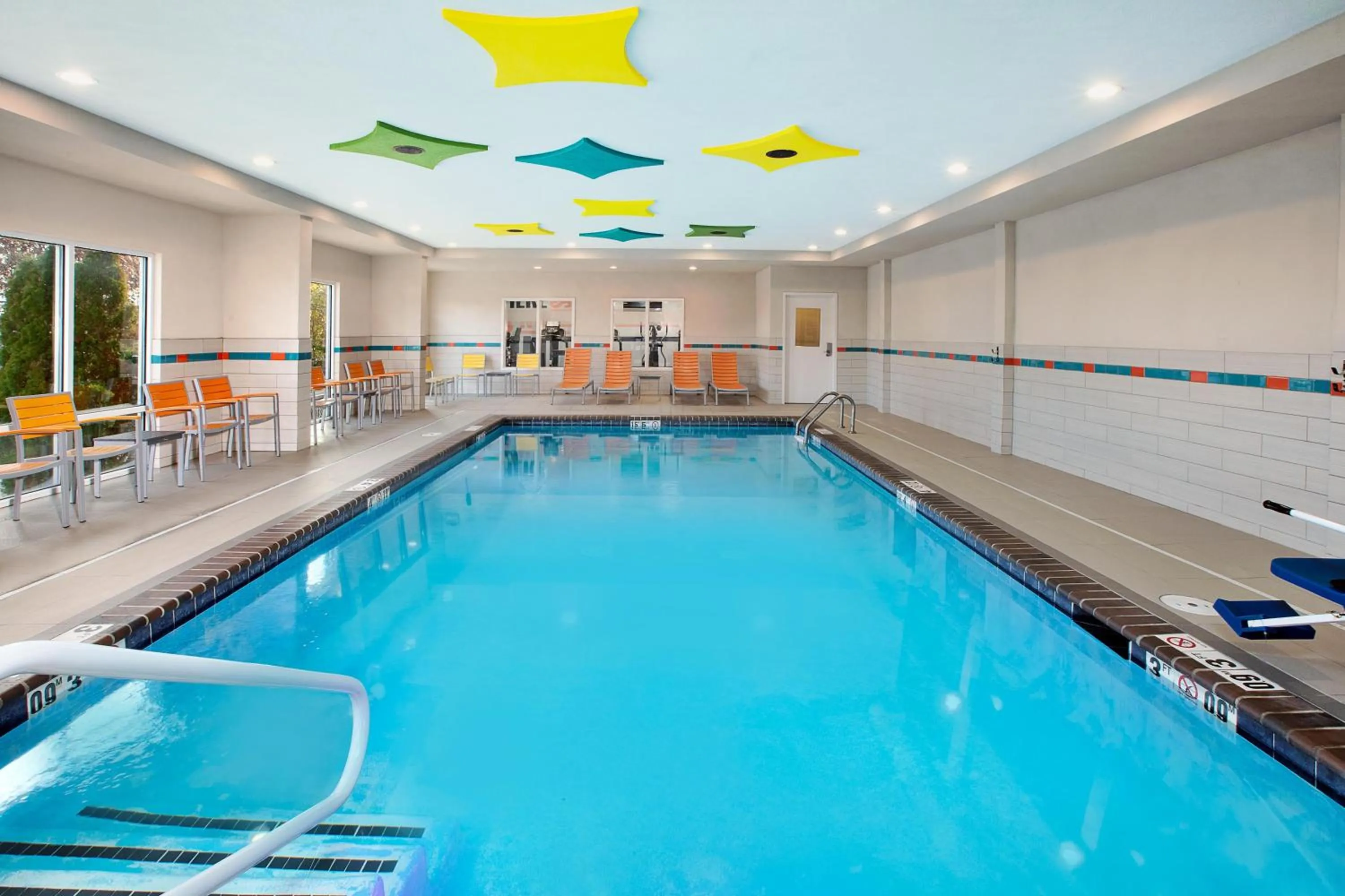 Pool view in Hampton Inn North Little Rock McCain Mall, AR