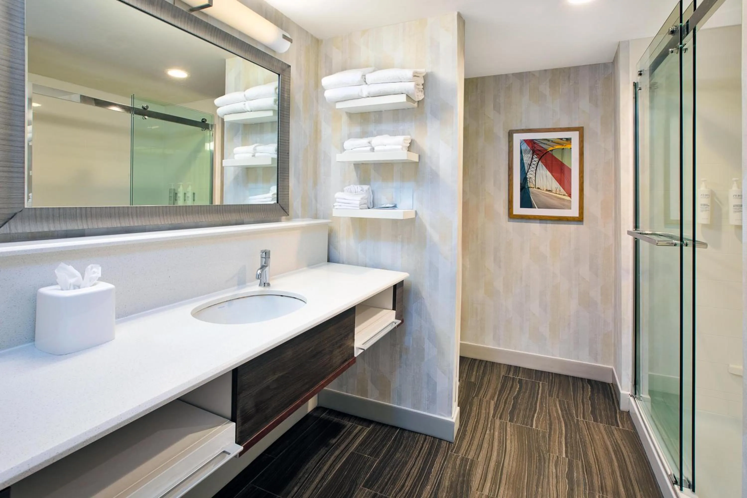 Bathroom in Hampton Inn North Little Rock McCain Mall, AR