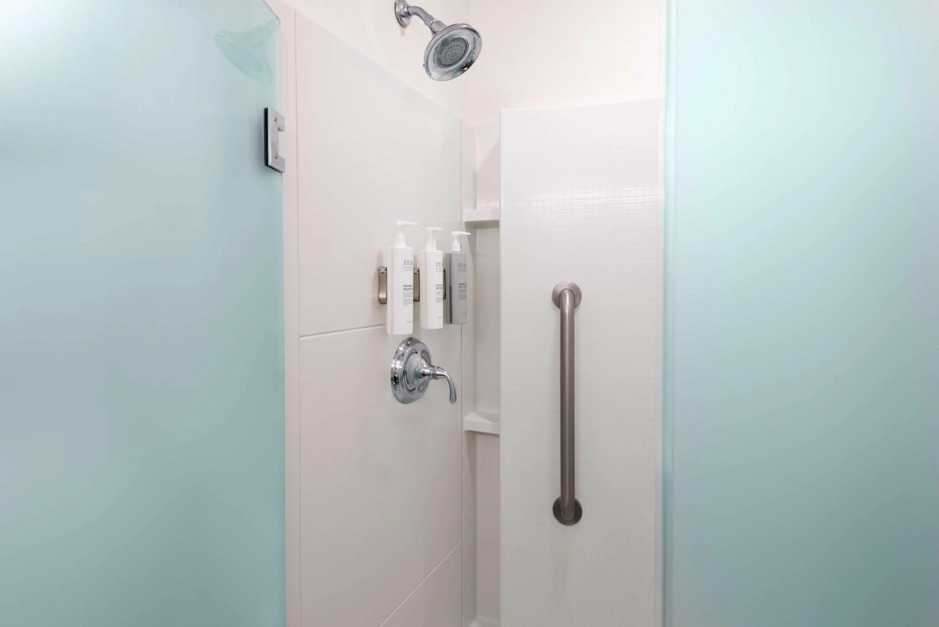 Bathroom in Home2 Suites by Hilton Buffalo Airport/ Galleria Mall