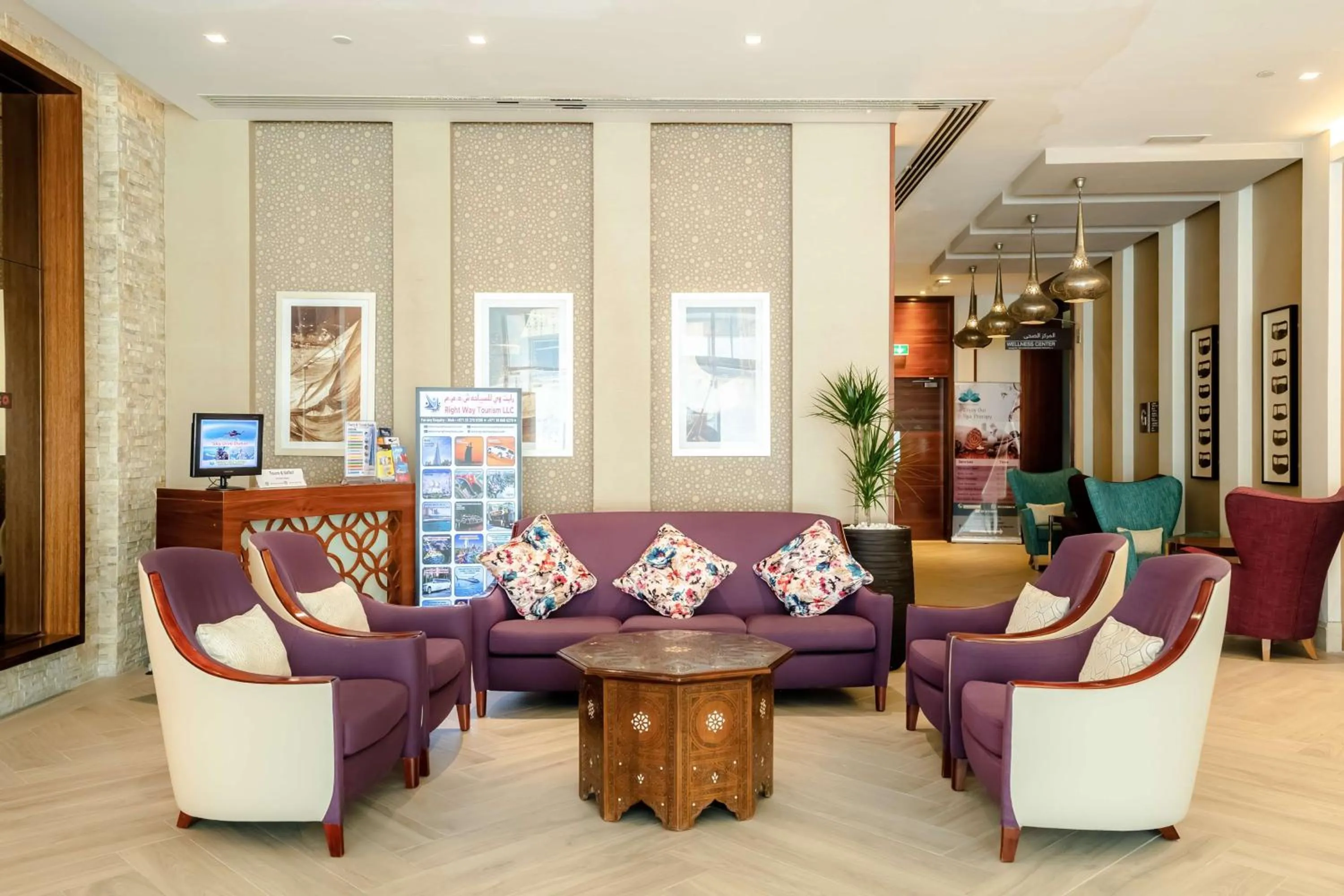 Lobby or reception in Hilton Garden inn Dubai Jumeirah