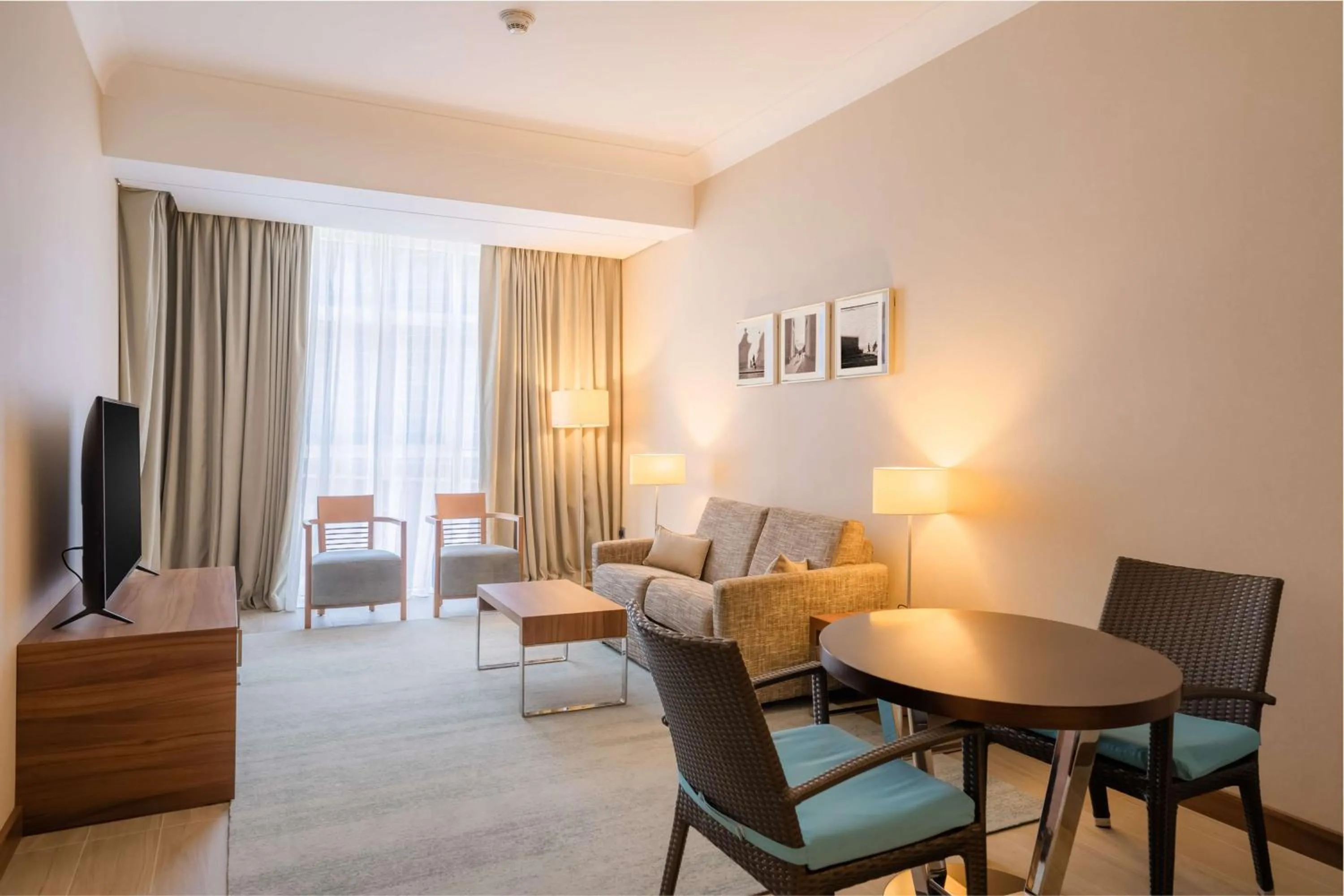 Living room in Hilton Garden inn Dubai Jumeirah